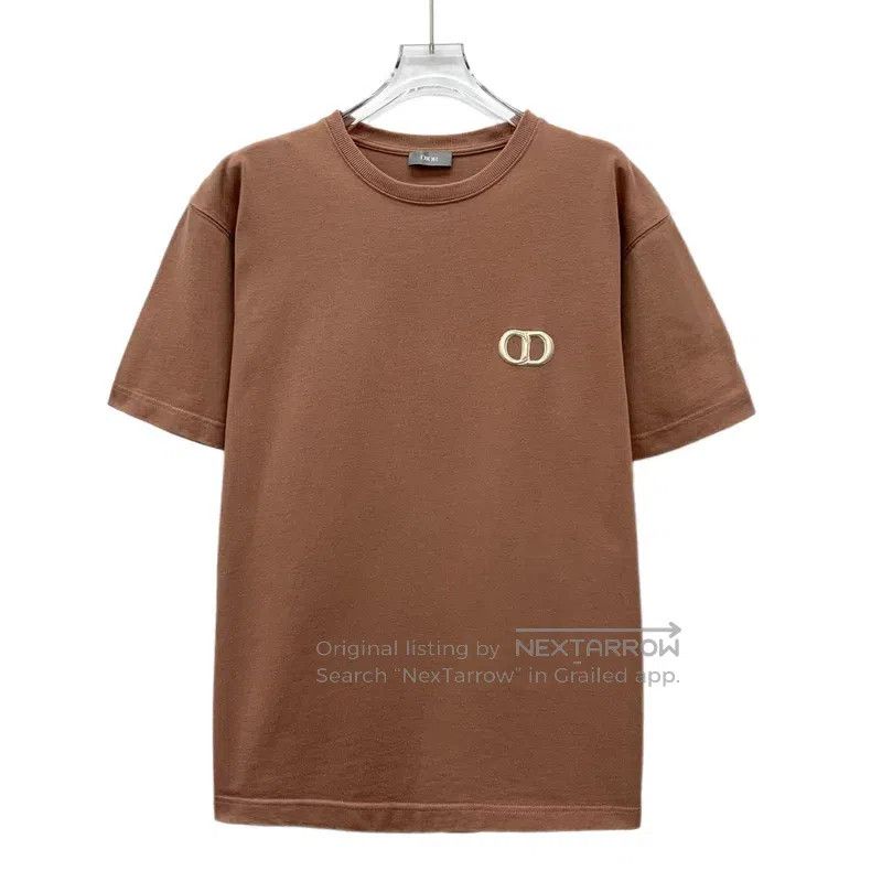 Dior Dior 23 dark brown CD letter embroidery cotton round-neck Size US M / EU 48-50 / 2 - 1 Thumbnail