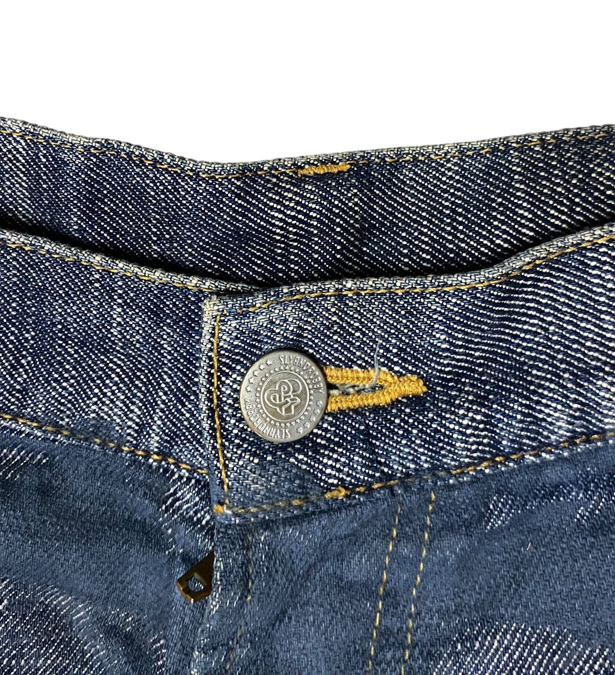 Japanese Brand Rare Design Vintage Brand Slyandrobby Patterned Jeans 2000s Size US 33 - 9 Thumbnail