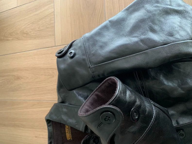 Freewheelers Freewheelers FREEWEELERS gate operator's horse leather jack Size US XXL / EU 58 / 5 - 5 Thumbnail