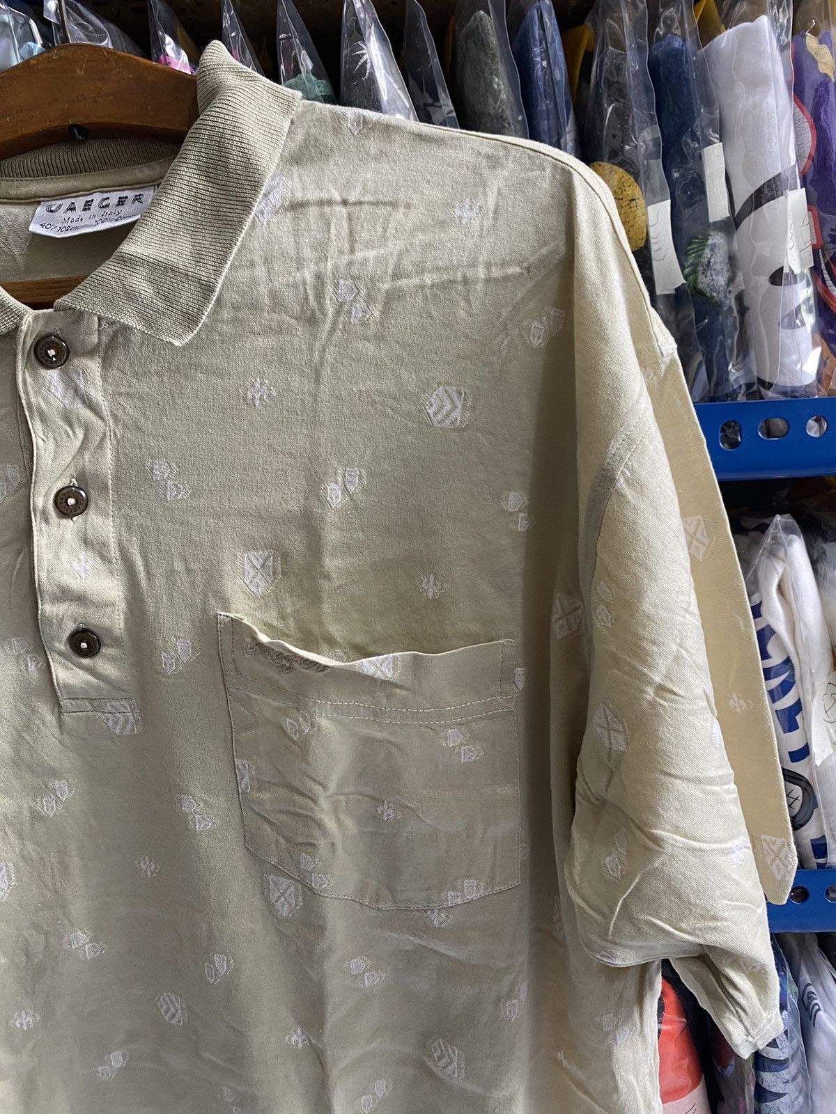 Jaeger JAEGER VINTAGE POLO TSHIRT Size US L / EU 52-54 / 3 - 2 Thumbnail
