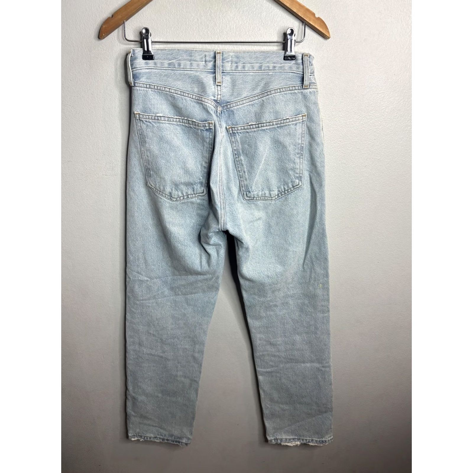 Agolde VINTAGE AGOLDE 90s Pinch Jeans Womens 29 Blue Light Wash Mom Fit Button Fly Denim 29 in Relaxed Boys/Girls? Size 29" - 4 Thumbnail