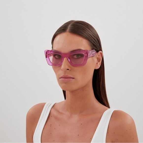 Gucci NEW GUCCI GG1552S 003 PINK BUTTERFLY WOMEN SUNGLASSES GUCCI Size ONE SIZE - 3 Thumbnail