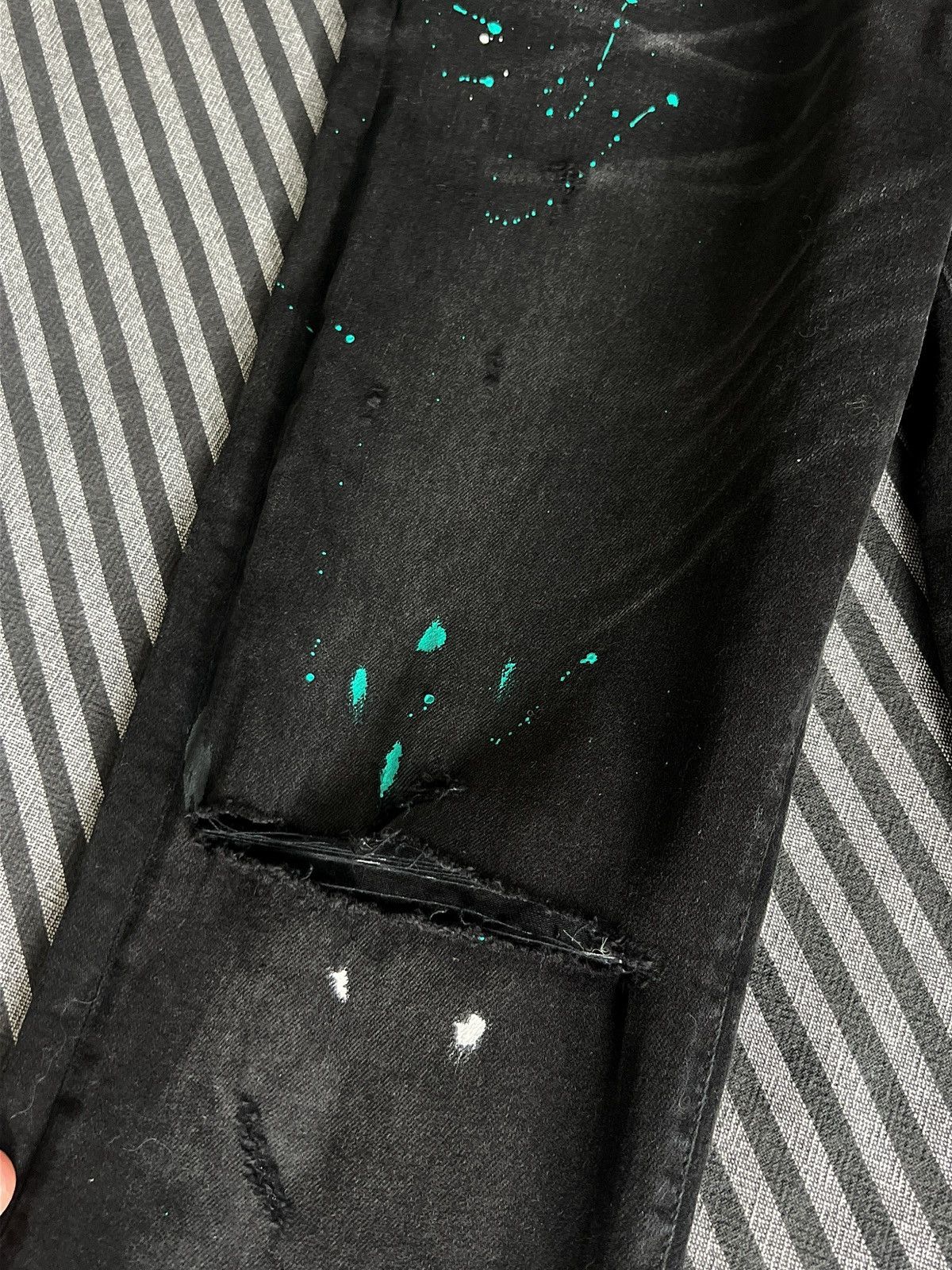 Amiri Amiri Paint Splatter Jeans Size US 34 / EU 50 - 6 Thumbnail