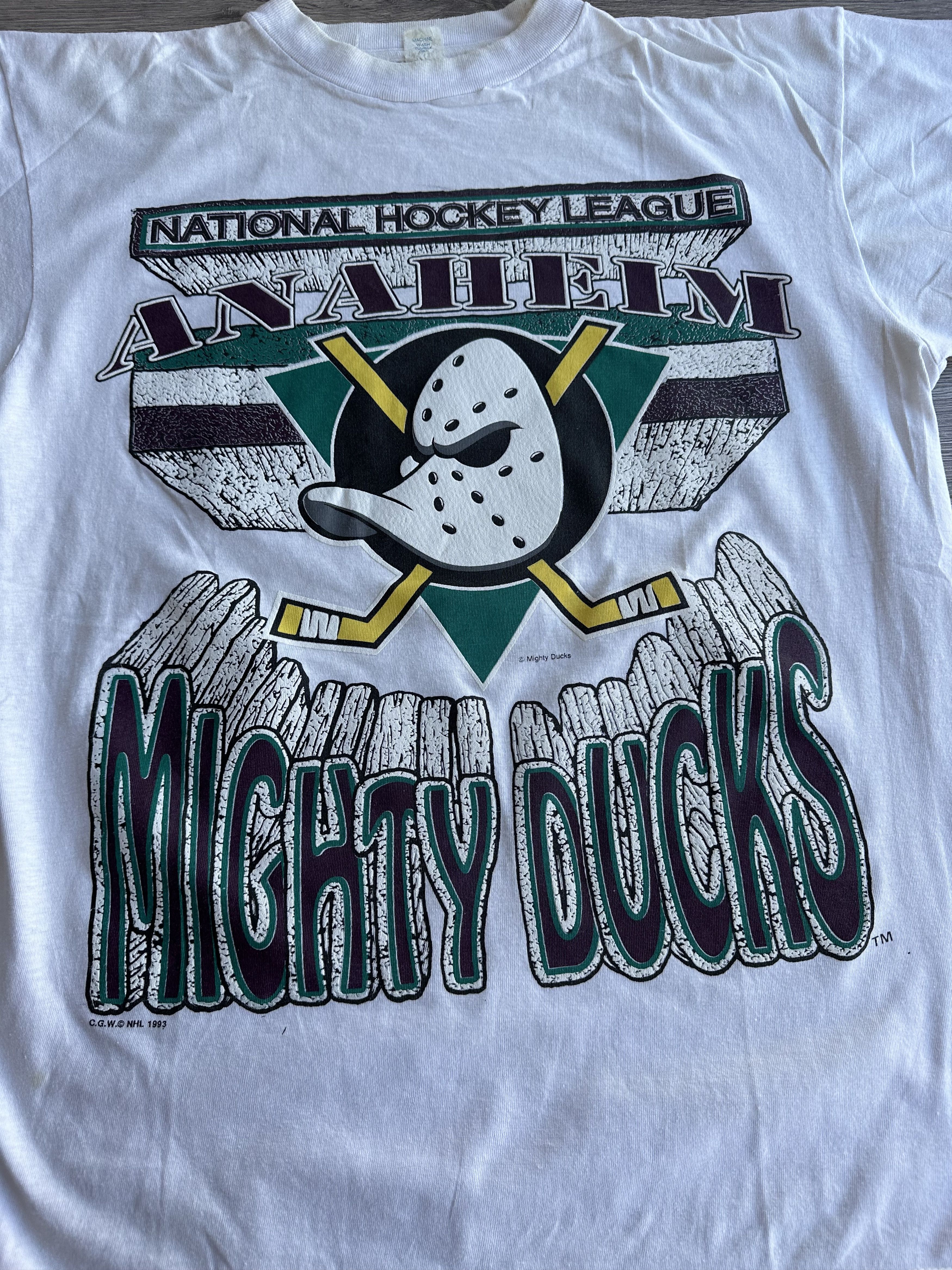 NFL × NHL × Vintage The Mighty Ducks Vintage nfl t shirt Size US XL / EU 56 / 4 - 2 Thumbnail