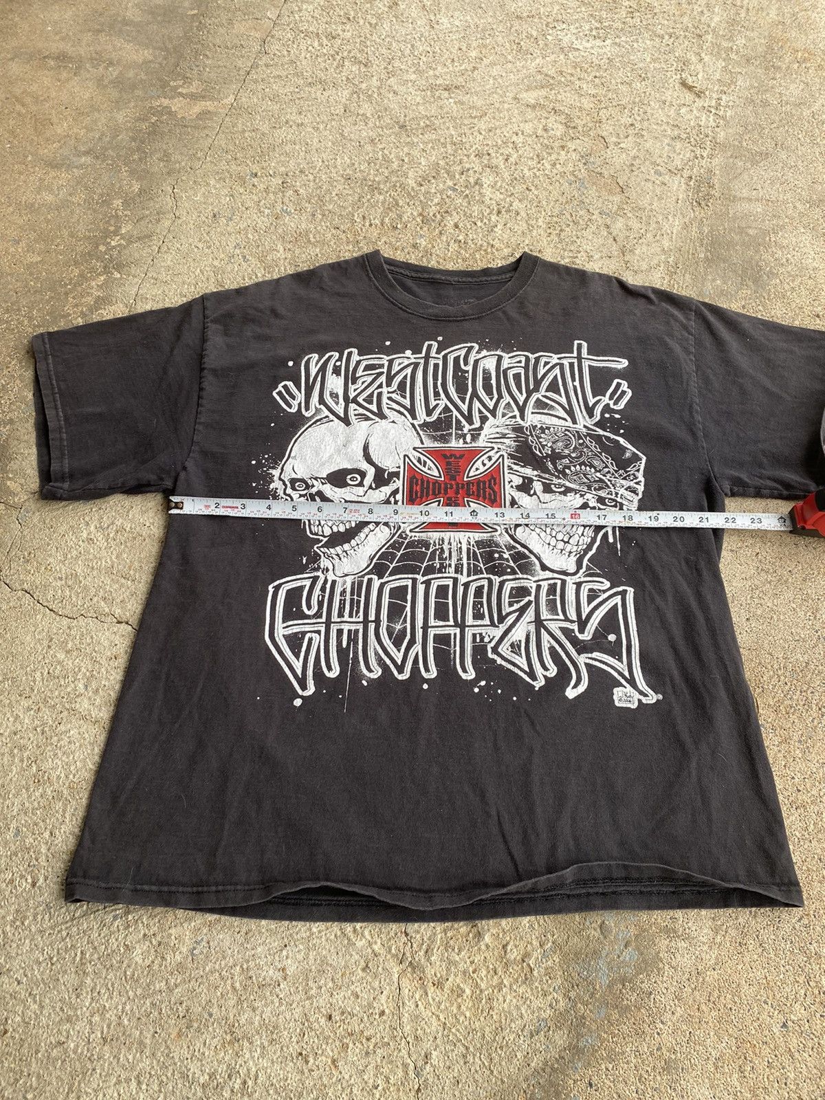 Ed Hardy × Harley Davidson × Vintage Vintage Y2K West Coast Choppers Skulls Opium Shirt Size US L / EU 52-54 / 3 - 9 Thumbnail