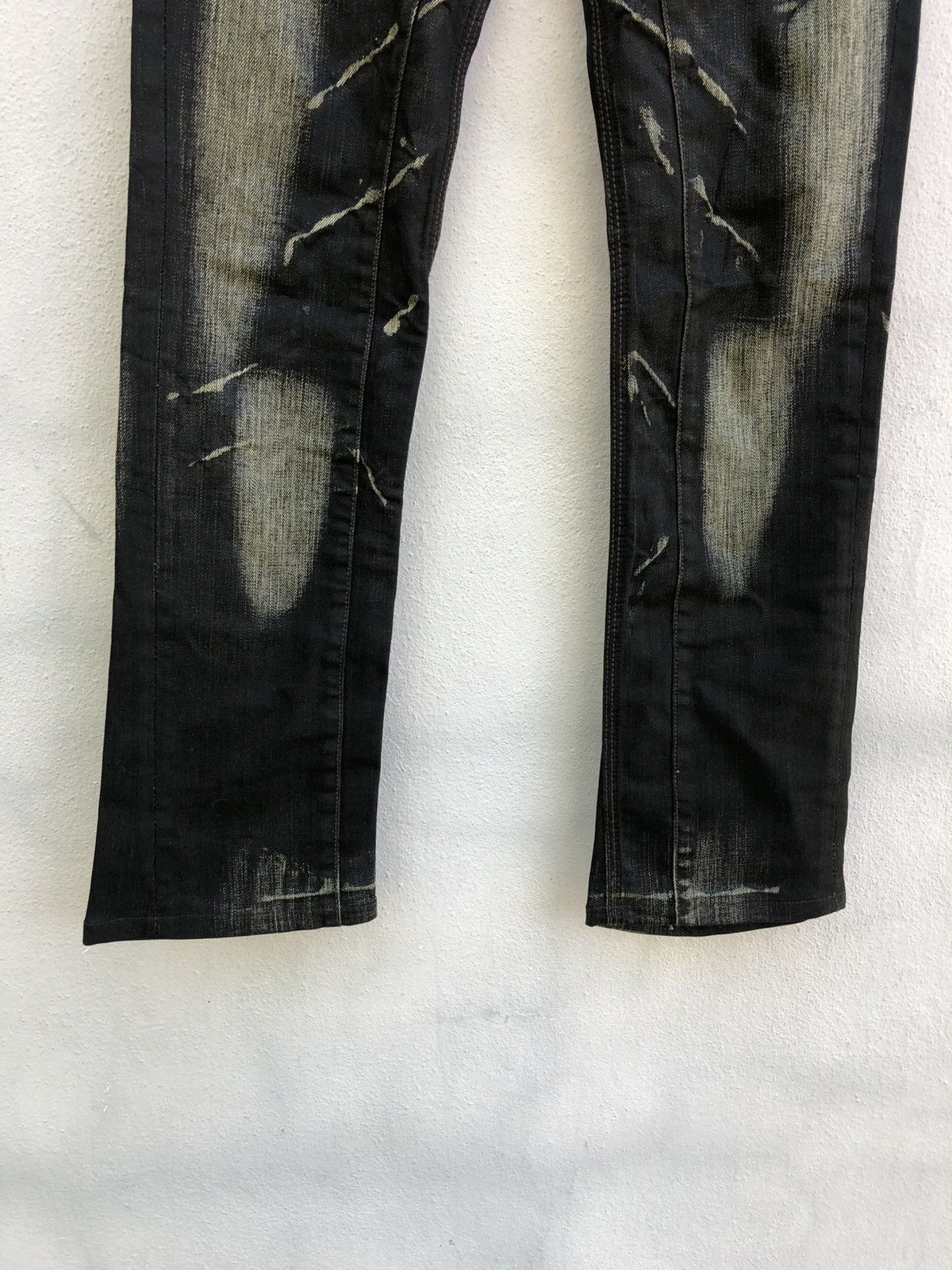 Nicole Club Nicole Club Flare Washed Biker Jeans Size US 28 / EU 44 - 6 Thumbnail