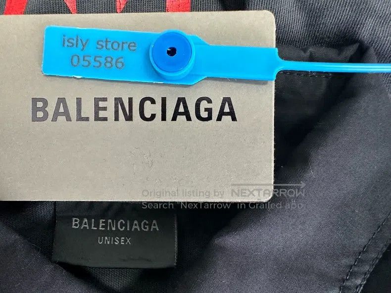 Balenciaga Balenciaga Pattern Printed Frayed Edge Short Sleeve Shirt Size US L / EU 52-54 / 3 - 4 Thumbnail