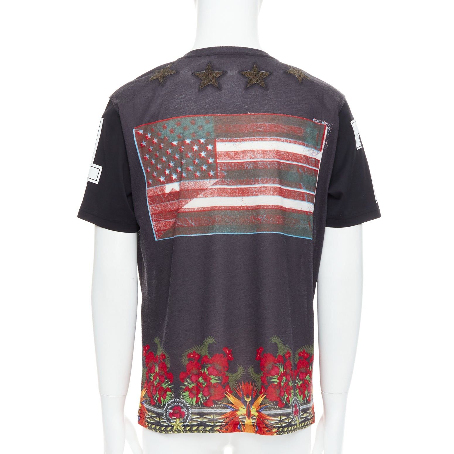 Givenchy GIVENCHY 2013 Bird of Paradise star applique washed cotton tshirt M Size US M / EU 48-50 / 2 - 1 Thumbnail