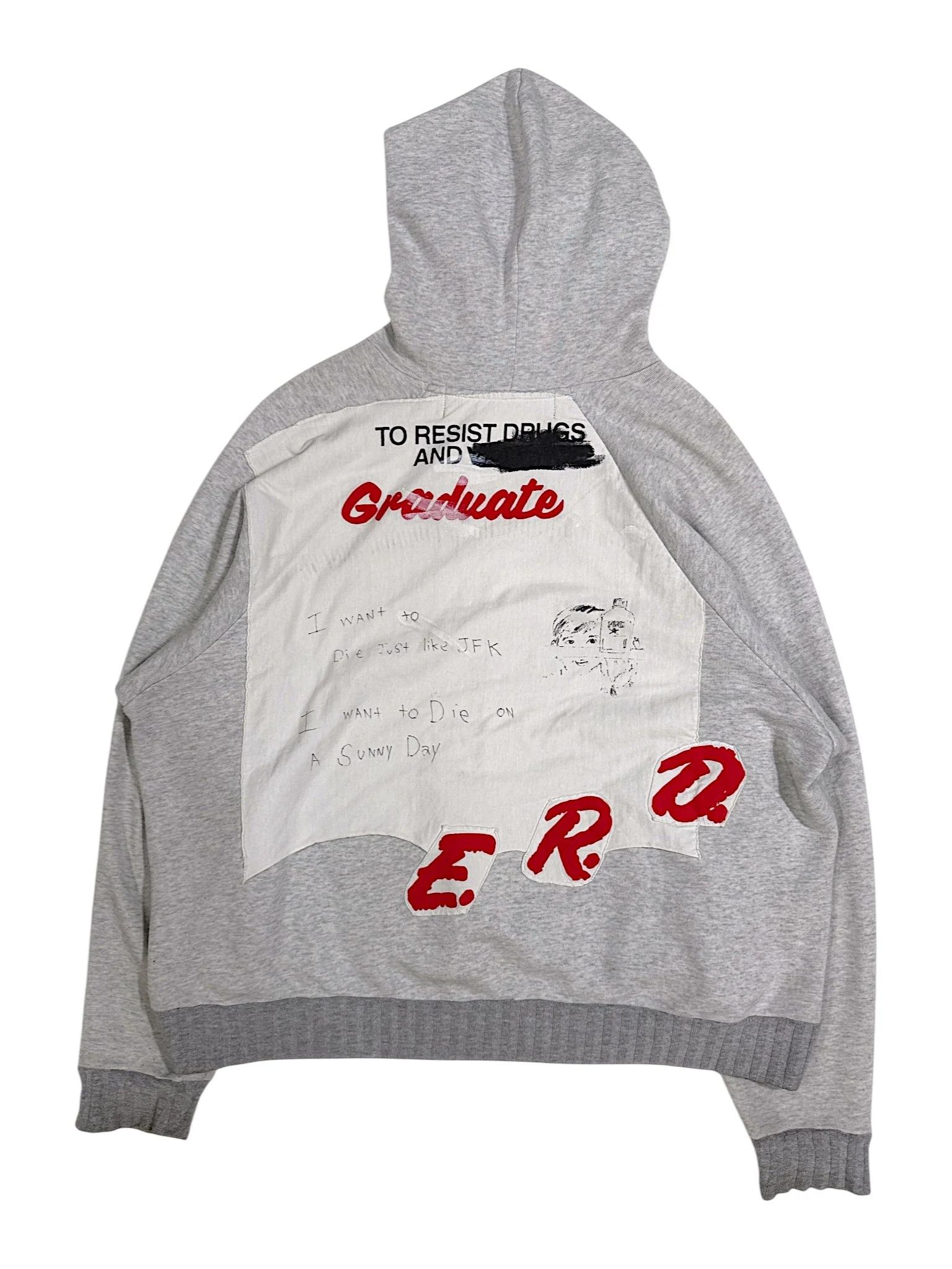 Enfants Riches Deprimes 1/5 Hand Drawn DARE Hoodie Grey Size US S / EU 44-46 / 1 - 1 Thumbnail
