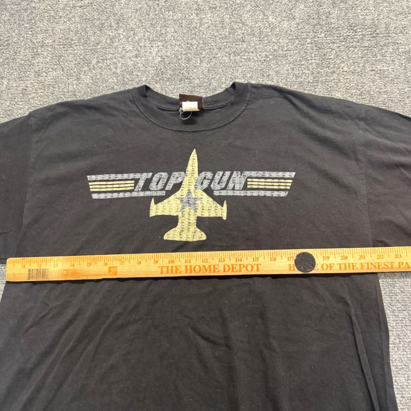 The Unbranded Brand VINTAGE Top Gun T-Shirt Men XL Aces & Eights Made In USA Cotton Black Mens XL Size US XL / EU 56 / 4 - 6 Thumbnail