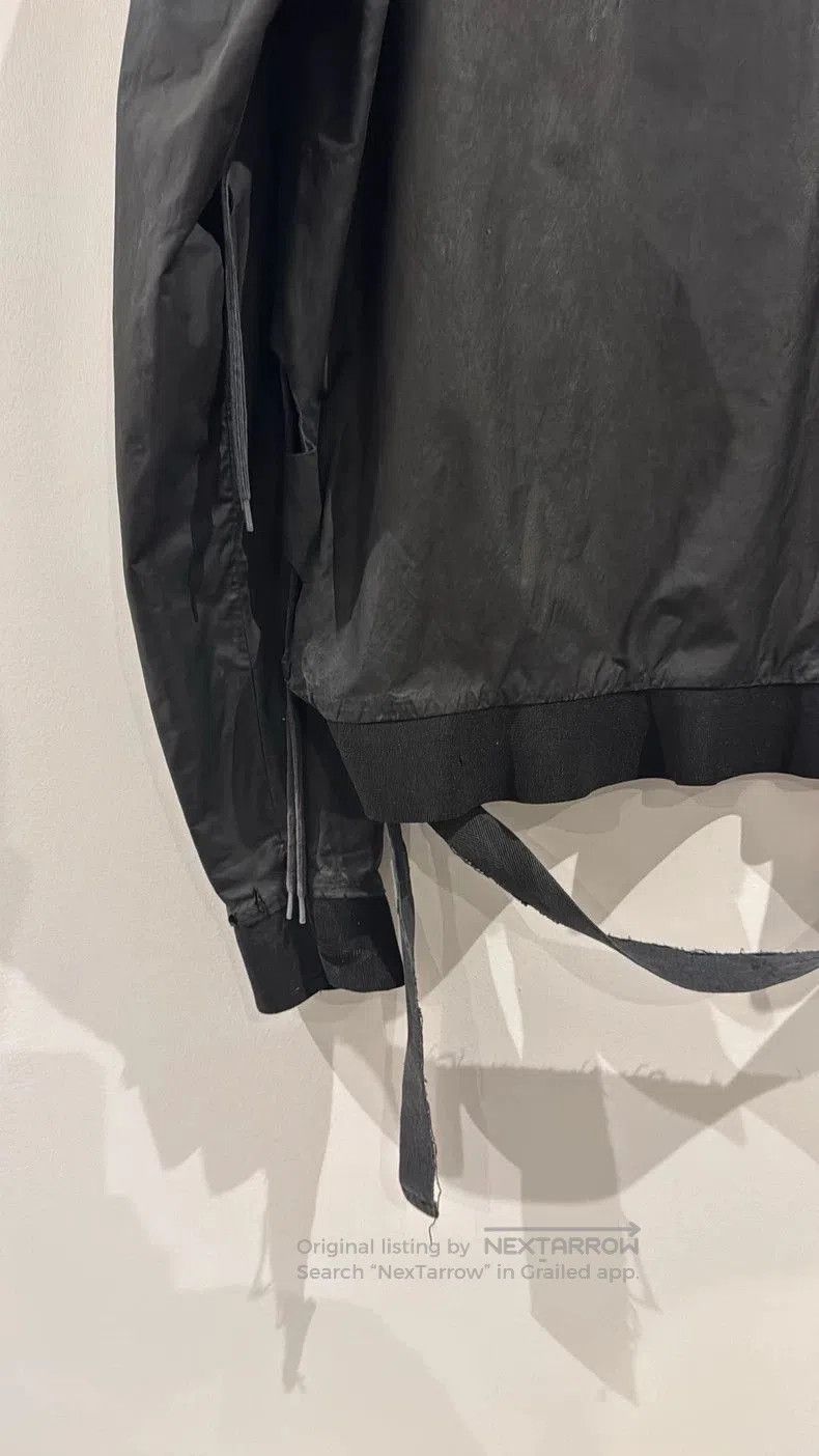 Helmut Lang Helmut Lang Waxed Bomber Jacket with Drawstring. Size US M / EU 48-50 / 2 - 5 Thumbnail