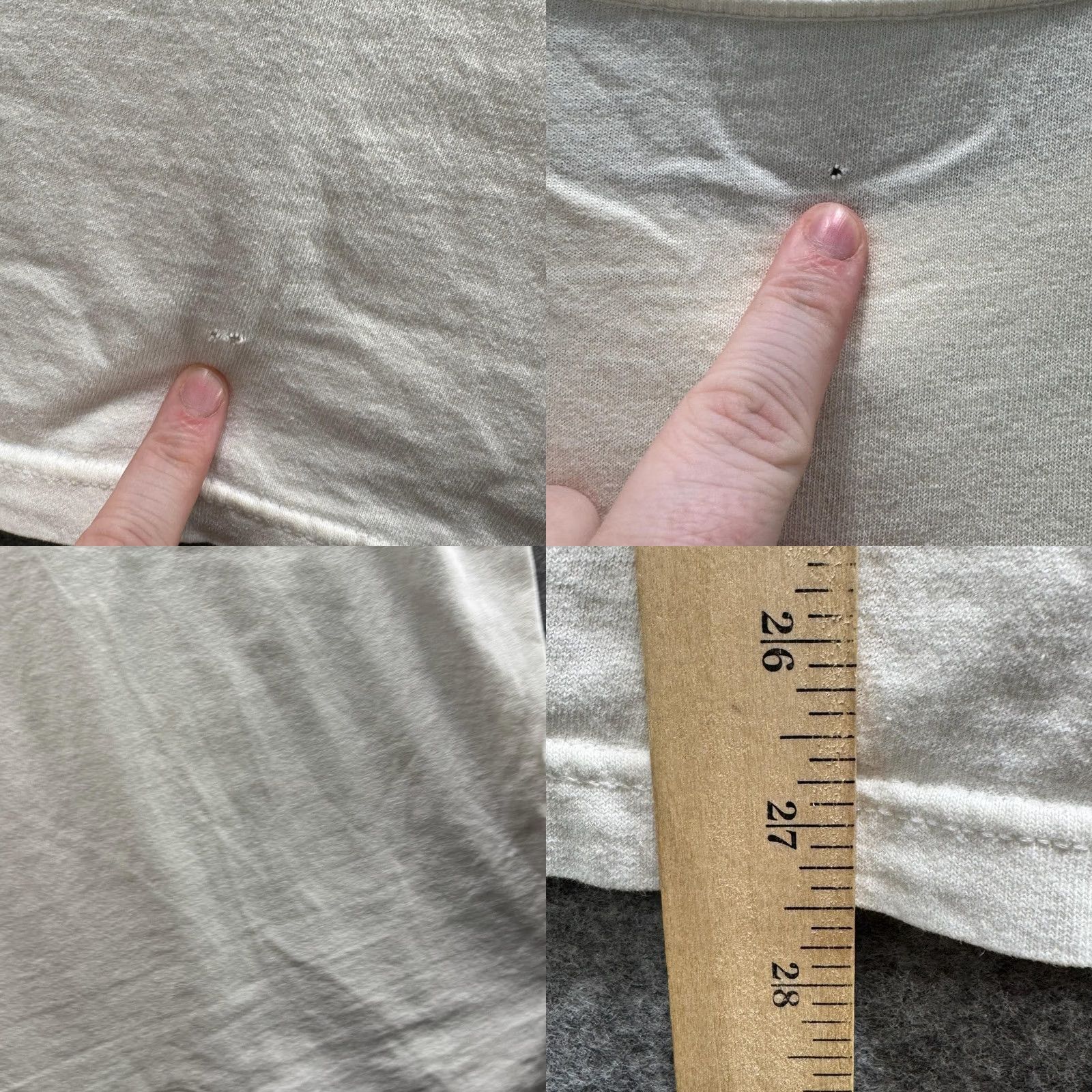 Dickies Dickies Shirt Mens L White Pocket Crewneck Cotton Jersey Logo Workwear Size US L / EU 52-54 / 3 - 10 Thumbnail