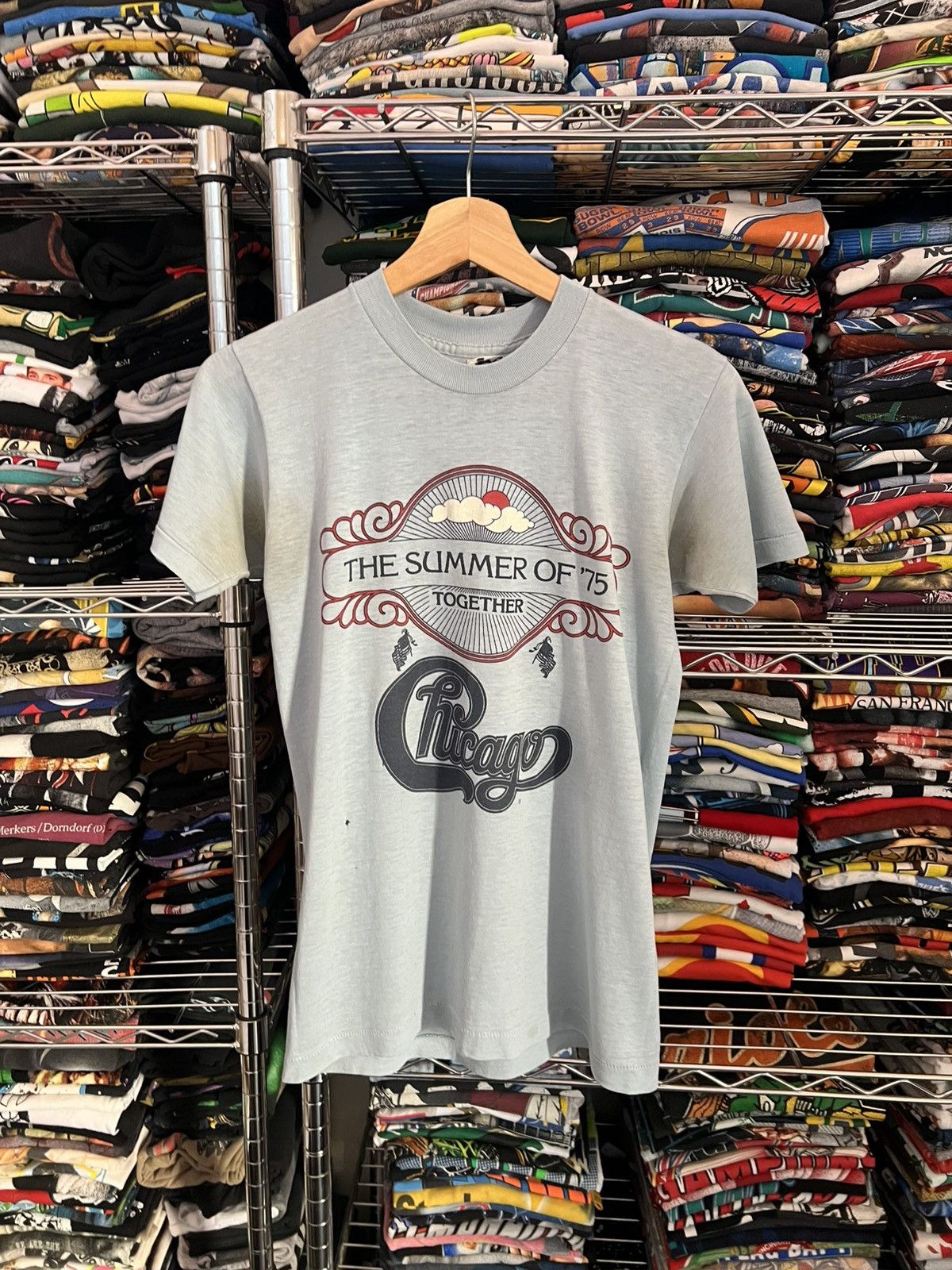 1975 Chicago The Beach Boys Summer Together 70s Tour Tee