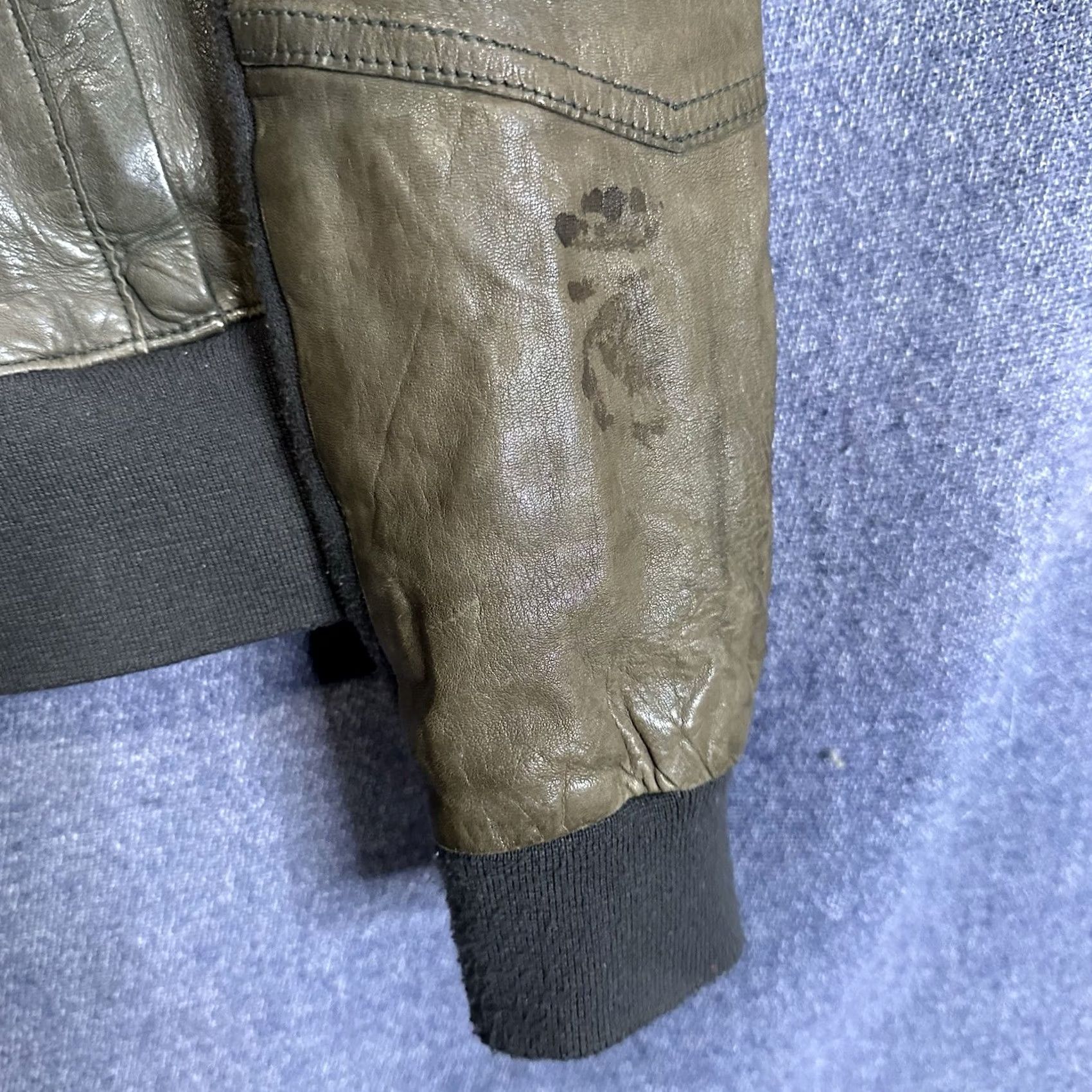 Gap VINTAGE Gap Genuine Leather Cafe Racer Jacket Womens Medium Brown Y2K 90s Motorcycle Biker Size M / US 6-8 / IT 42-44 - 4 Thumbnail