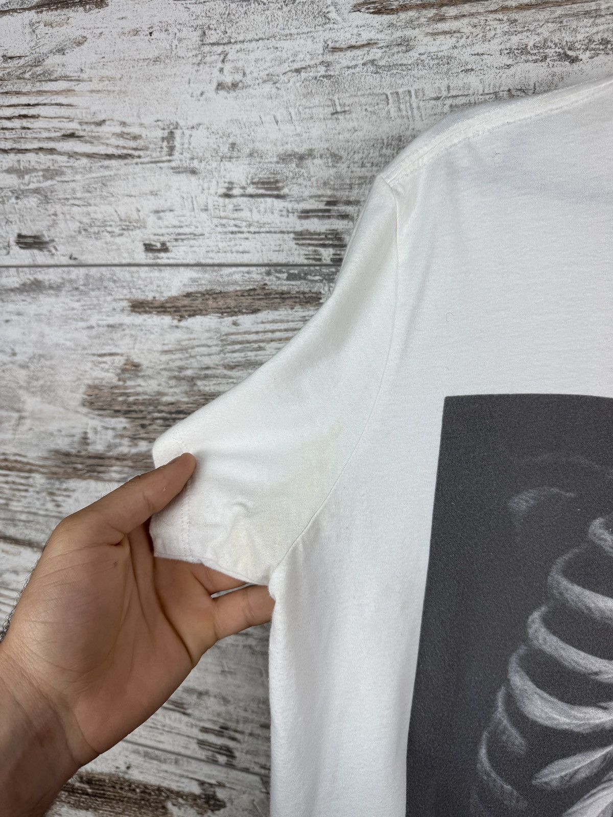 Diesel × Diesel Black Gold × Vintage Vintage Diesel skeleton T-shirt tee big logo black gold Size US M / EU 48-50 / 2 - 6 Thumbnail