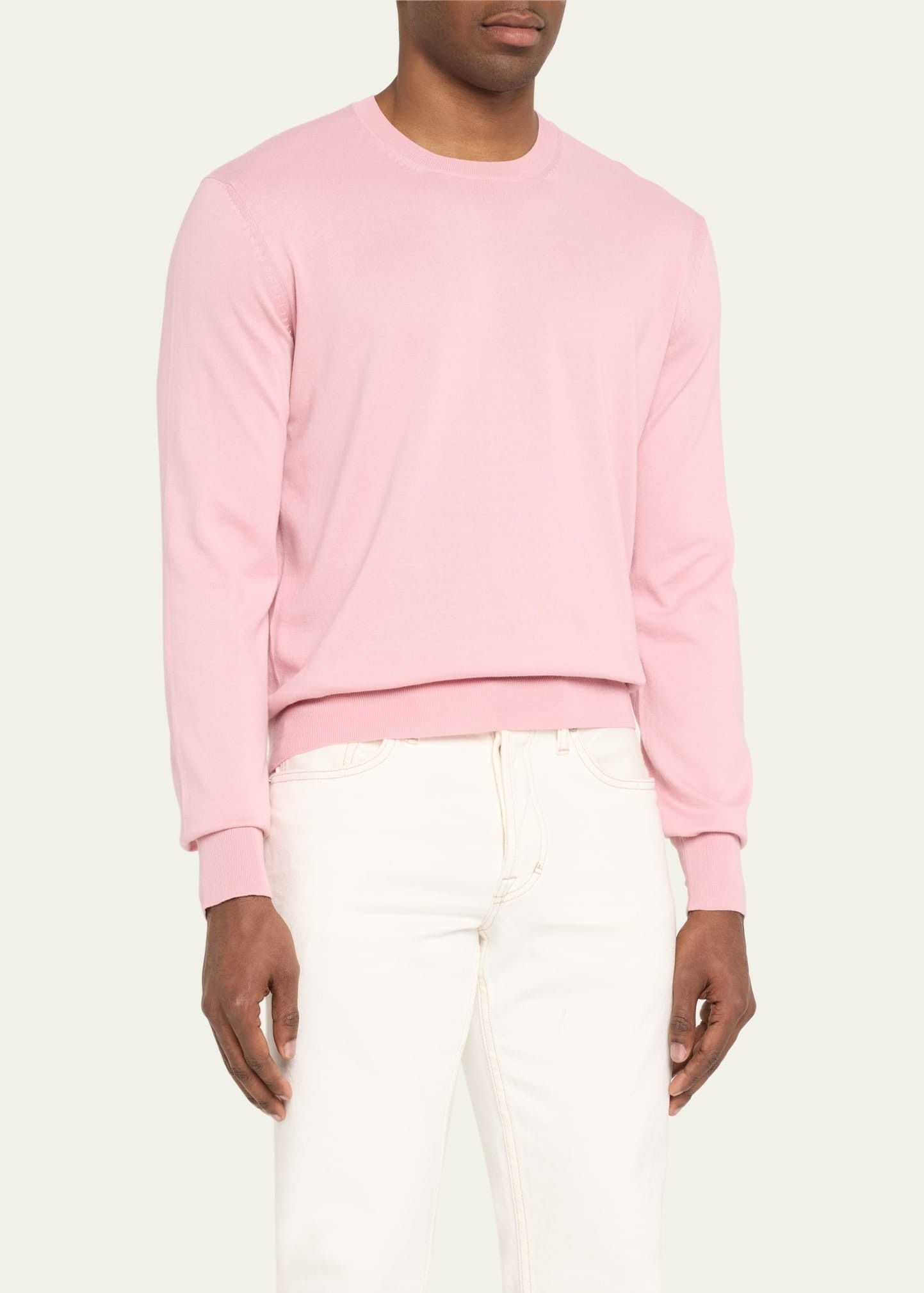 Tom Ford o1y0425 Crewneck Sweater in Pink Size US L / EU 52-54 / 3 - 3 Thumbnail