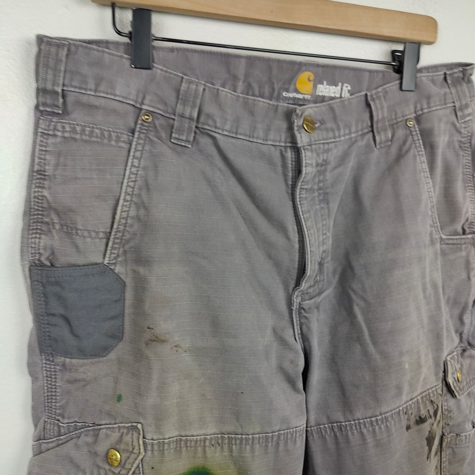 Carhartt Carhartt Relaxed Ripstop Flannel Lined Cargo Pants 36 Size US 36 / EU 52 - 4 Thumbnail