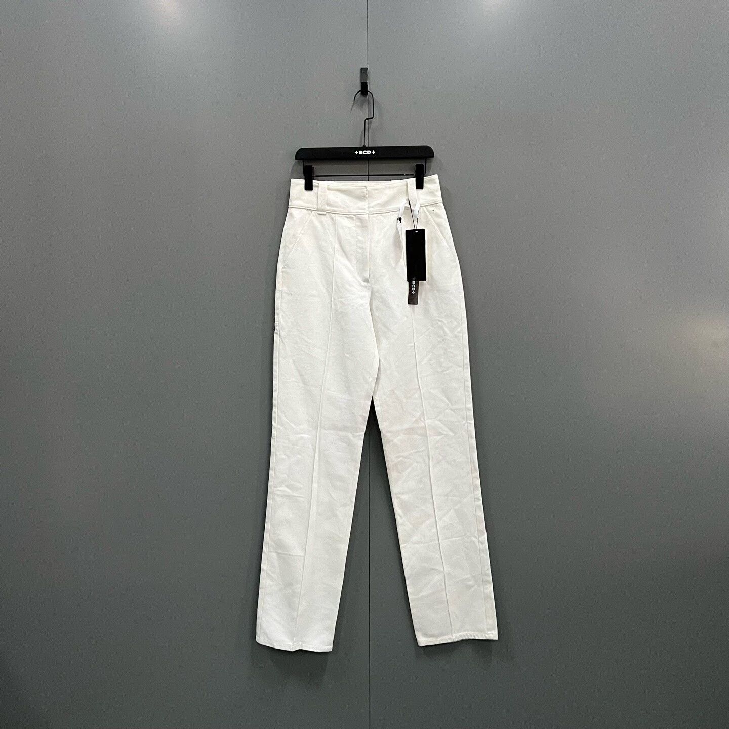 Burberry Burberry High-Waist White Pants 38 Women Size 38" / US 16 / IT 52 - 1 Thumbnail