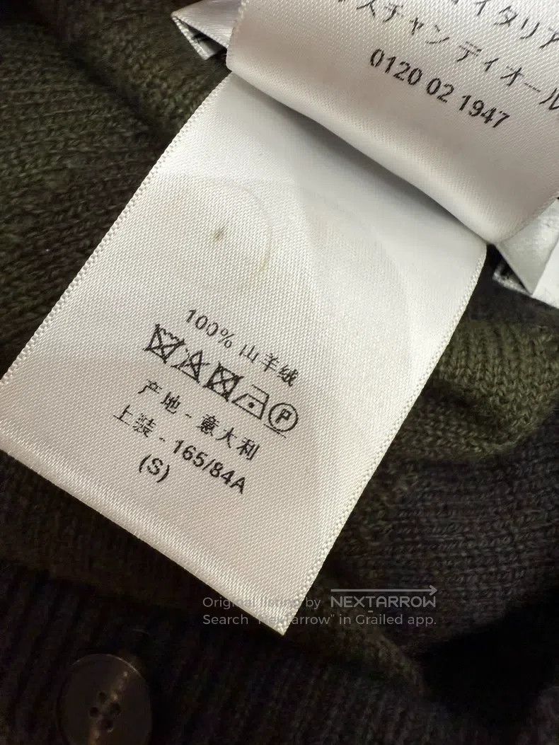 Dior Dior Army green cashmere cloak coat Size S / US 4 / IT 40 - 6 Thumbnail