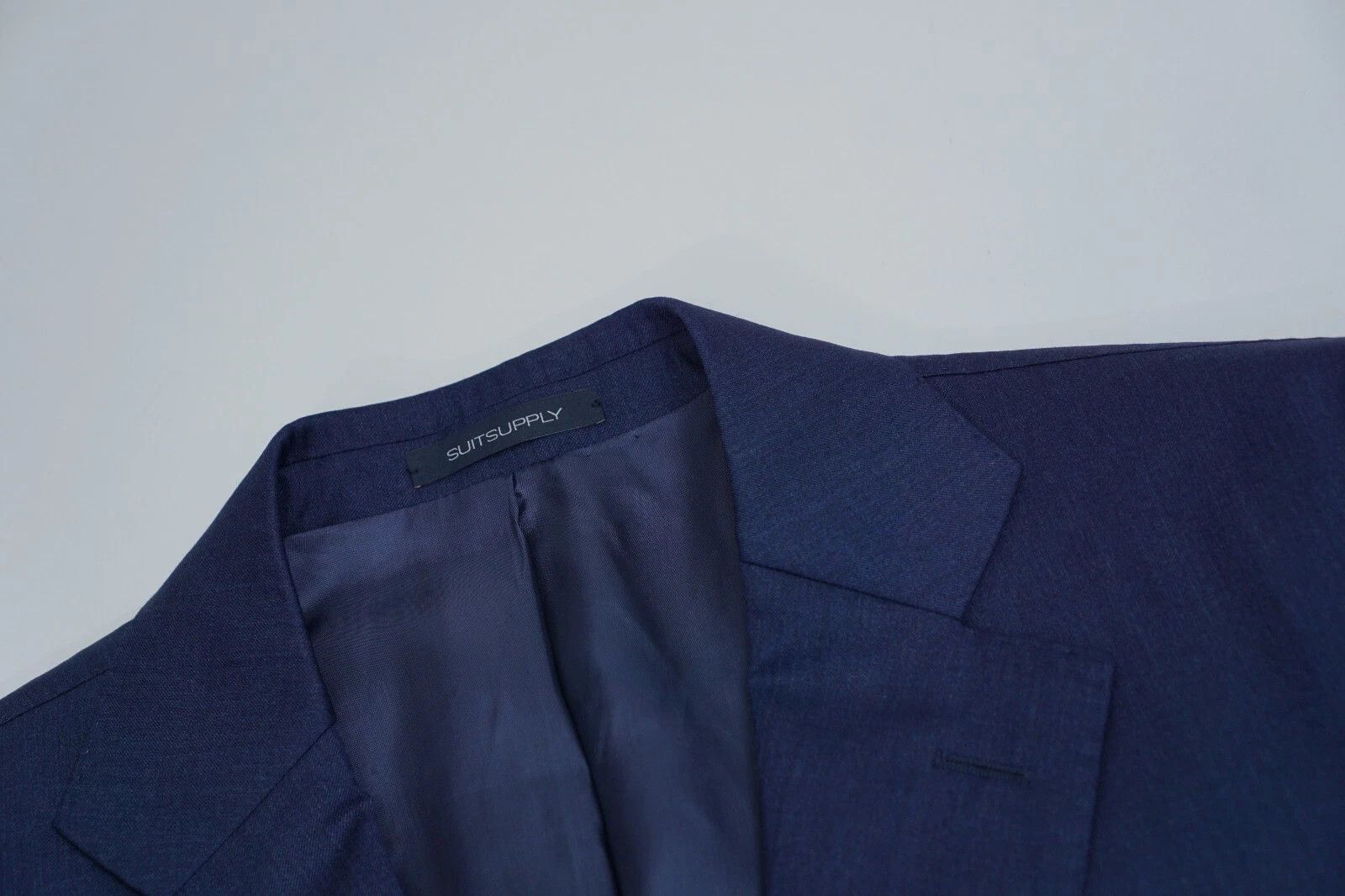 Suitsupply Men Suitsupply Blazer La Spalla Blue Wool Size 98 UK/US40L Size 40L - 3 Thumbnail