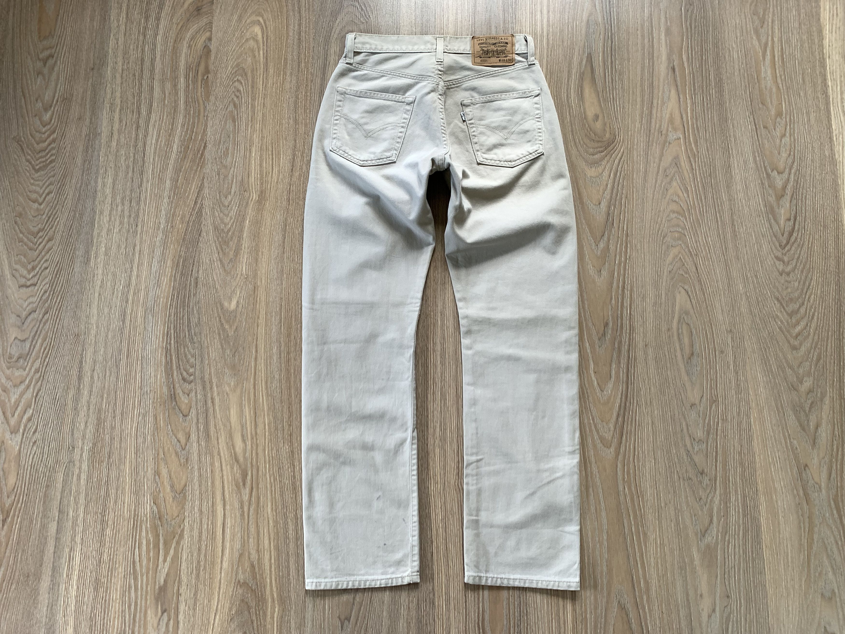 Levi's × Levi's Vintage Clothing × Vintage Levi's Vintage Beige Jeans 1996 Size US 28 / EU 44 - 3 Thumbnail
