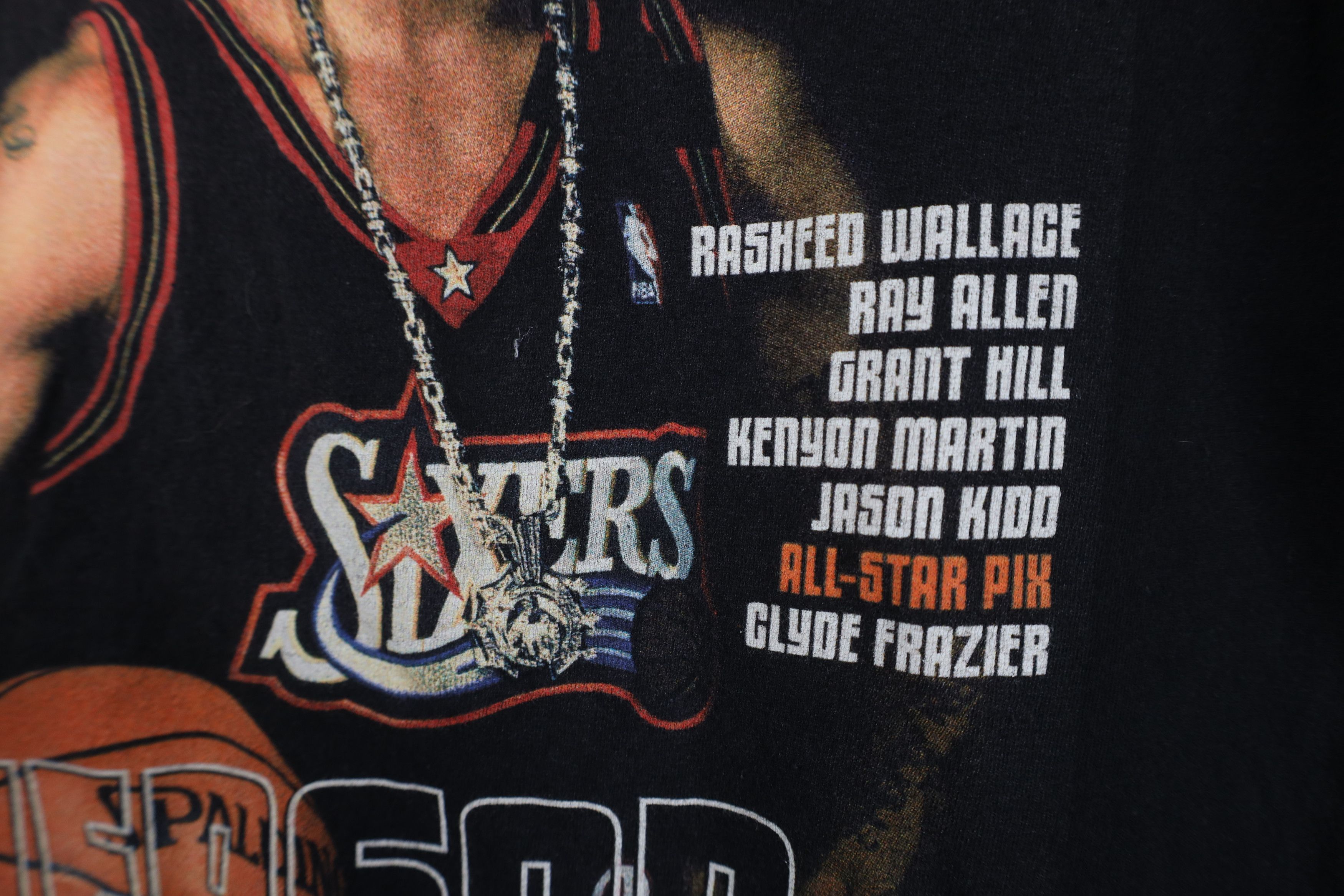 Mitchell & Ness Retro Mitchell and Ness Magazine Allen Iverson T-Shirt Black Size US S / EU 44-46 / 1 - 6 Thumbnail