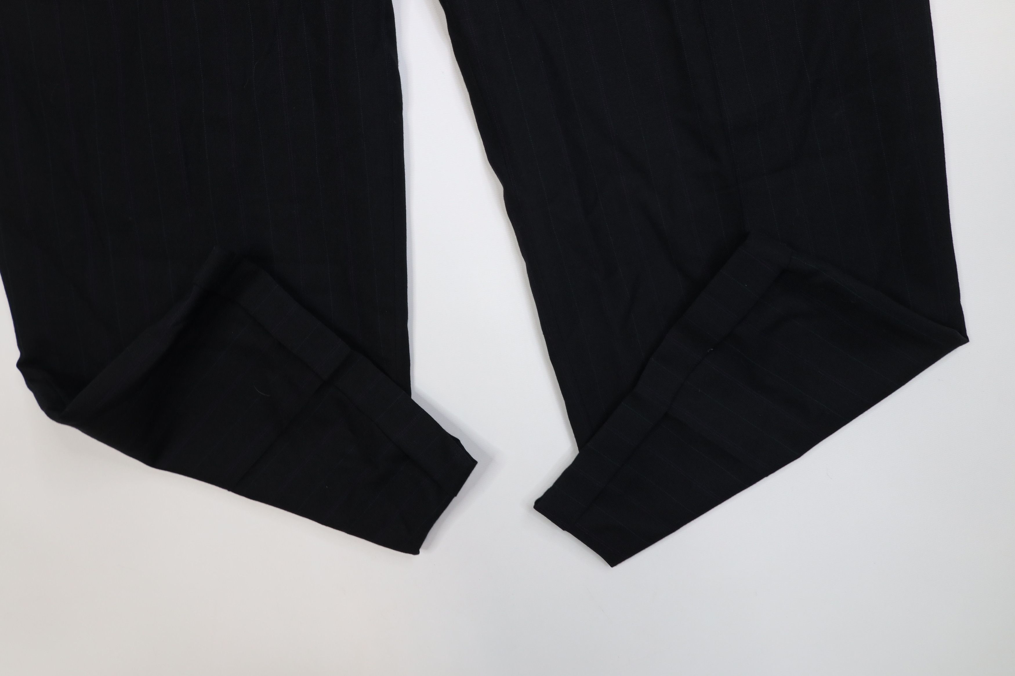 Vintage Vintage 70s Streetwear Pinstriped Wide Leg Chino Pants Size US 34 / EU 50 - 5 Thumbnail