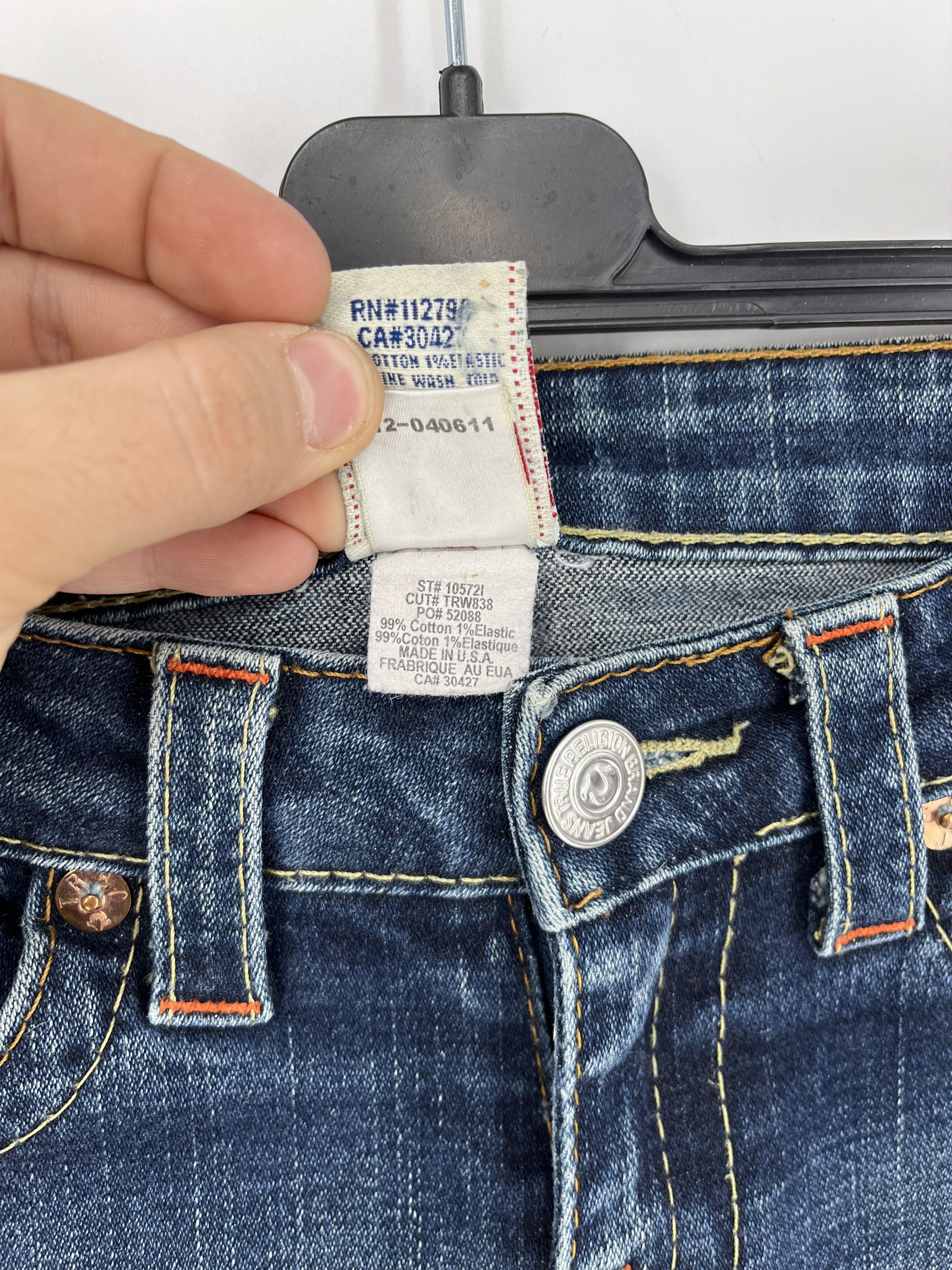 Japanese Brand Vintage y2k True Religion Denim Jeans Pants Japanese Brand Size US 28 / EU 44 - 10 Thumbnail