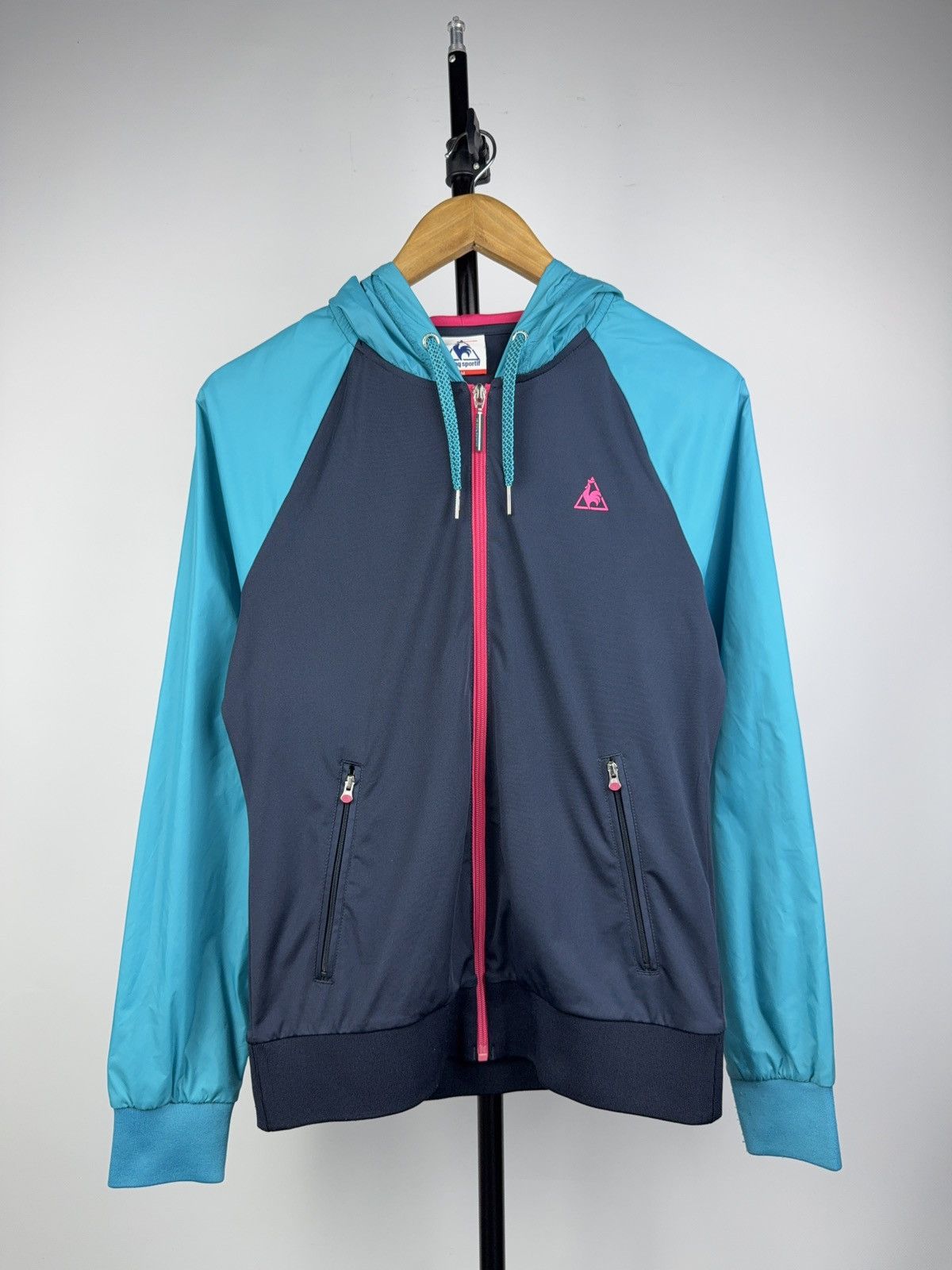 Le Coq Sportif Retro 00s Le Coq Sportif Colorblock Windbreaker Jacket M Size M / US 6-8 / IT 42-44 - 1 Thumbnail