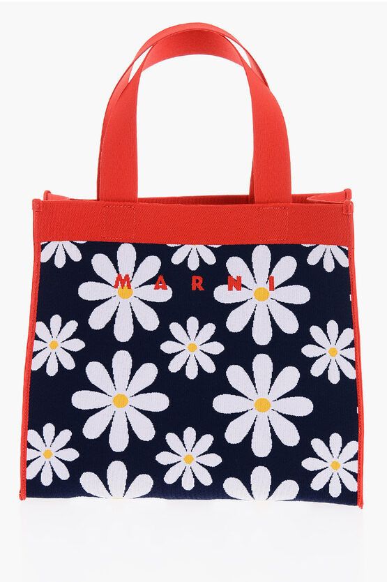 og1mm0724 Size: OS / Floral Patterned Tote Bag in Multicolor