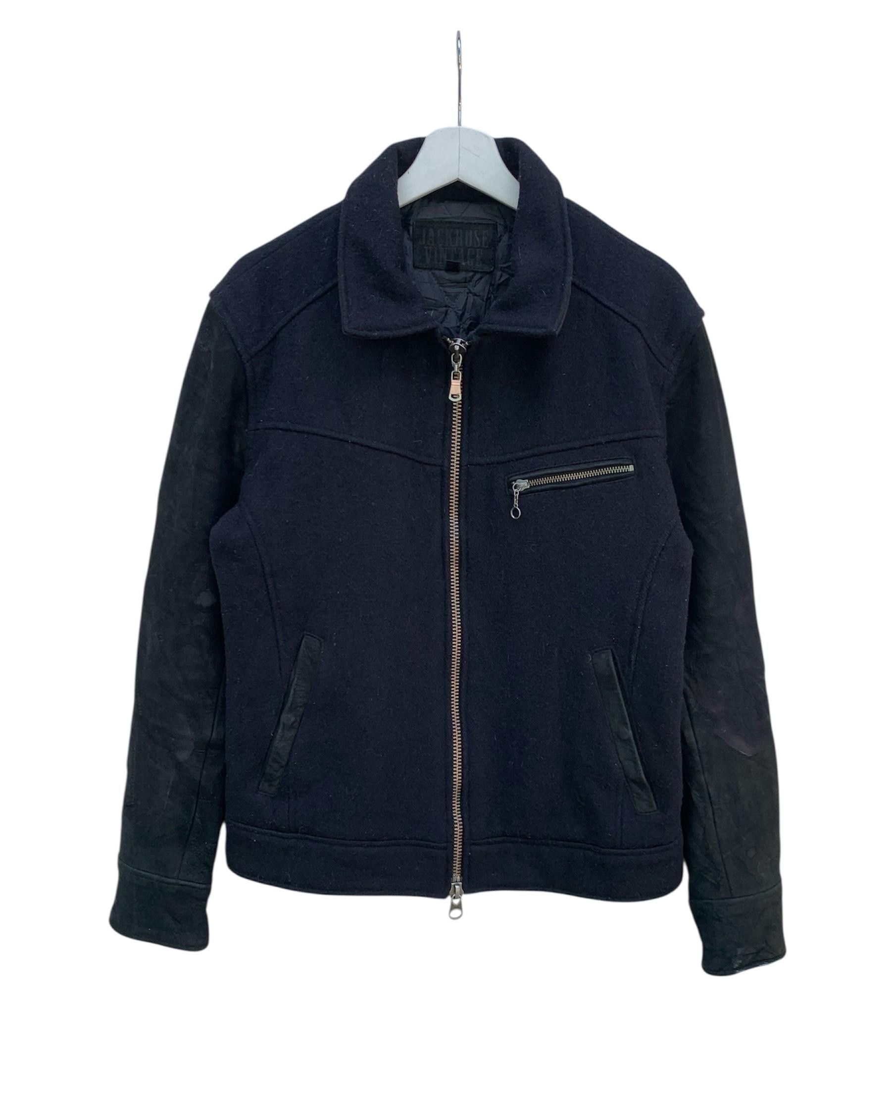 JACKROSE Vintage JackRose X The Rolling Stones Leather Zipper Jacket Size US S / EU 44-46 / 1 - 2 Thumbnail