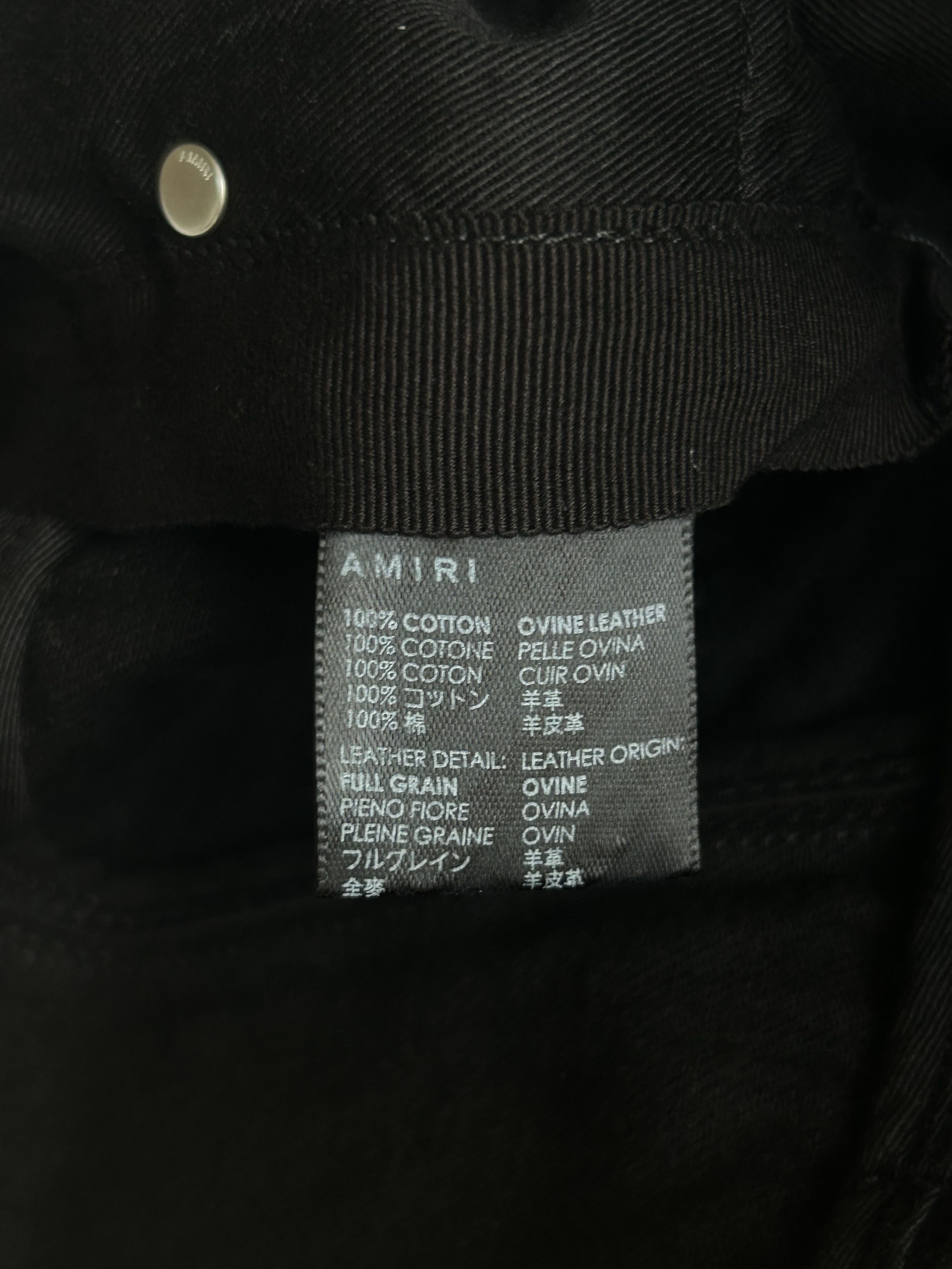 Amiri Amiri Black OD & White Arts District Logo Straight Jeans Size US 33 - 4 Thumbnail