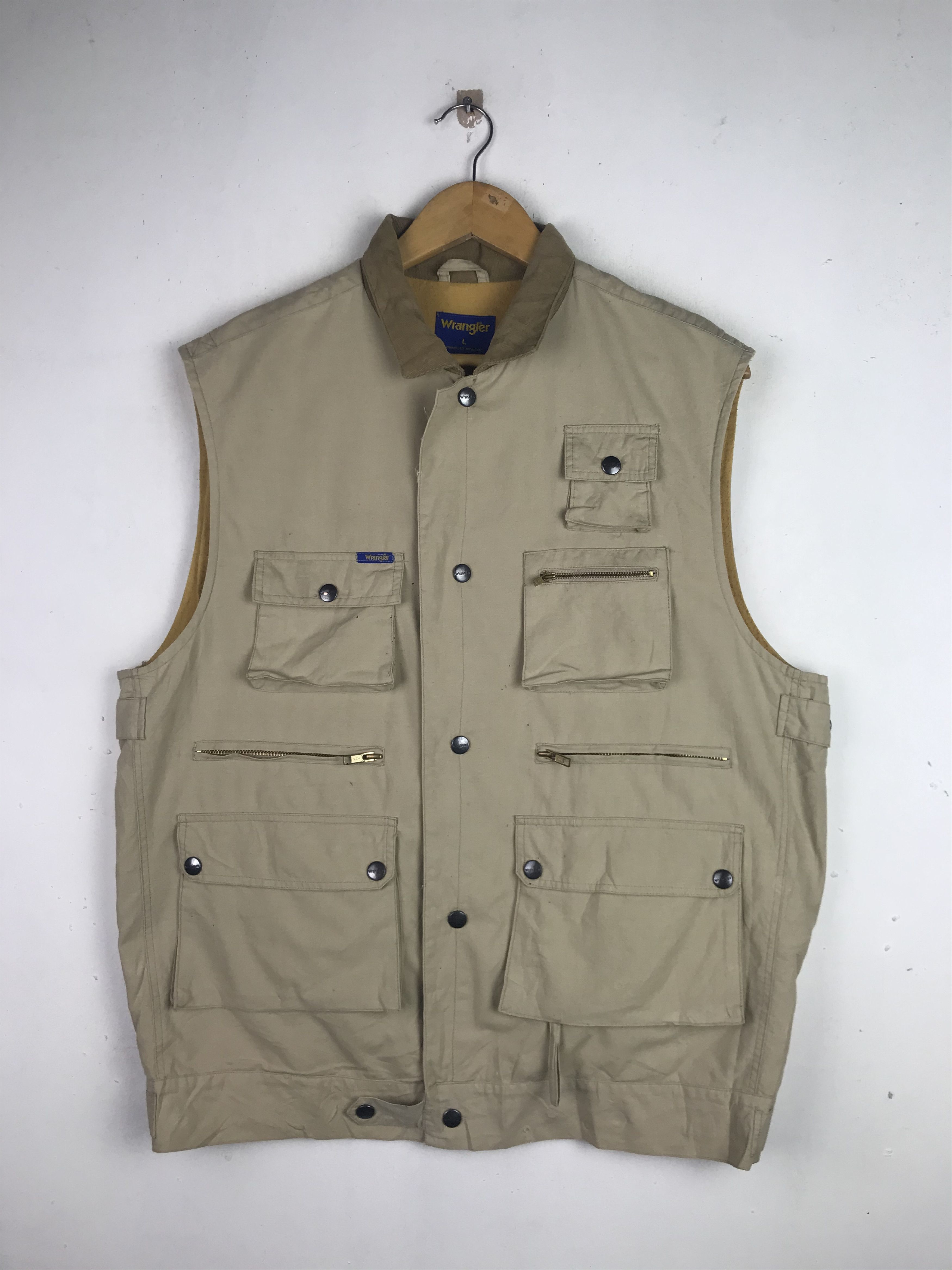 Vintage × Wrangler Vintage Wrangler Japan Vest Rare Design Size US L / EU 52-54 / 3 - 1 Thumbnail