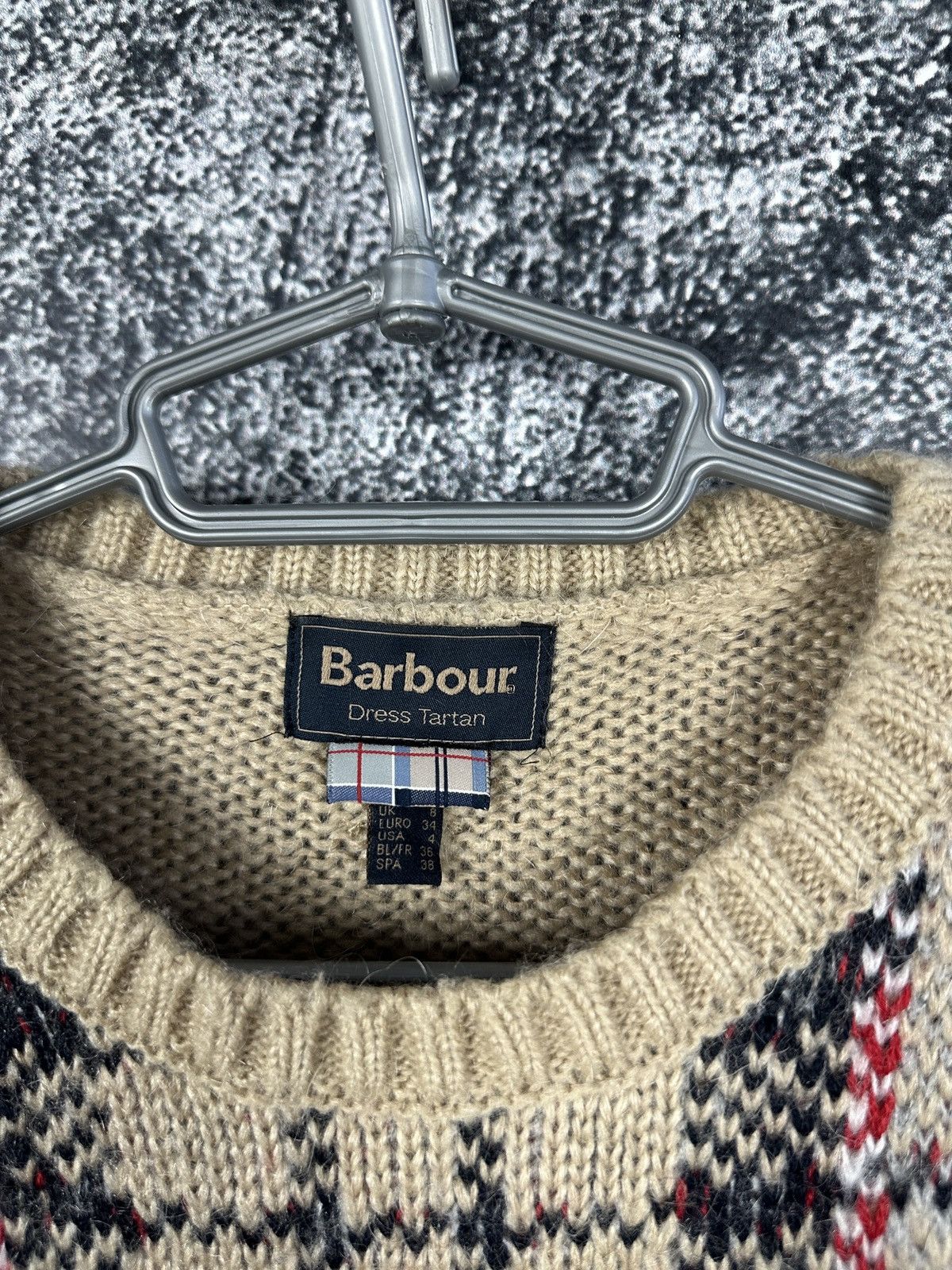 Barbour Barbour Dress Tartan Morlich Knit Crew Sweater UK 8 USA 4 Size S / US 4 / IT 40 - 8 Thumbnail