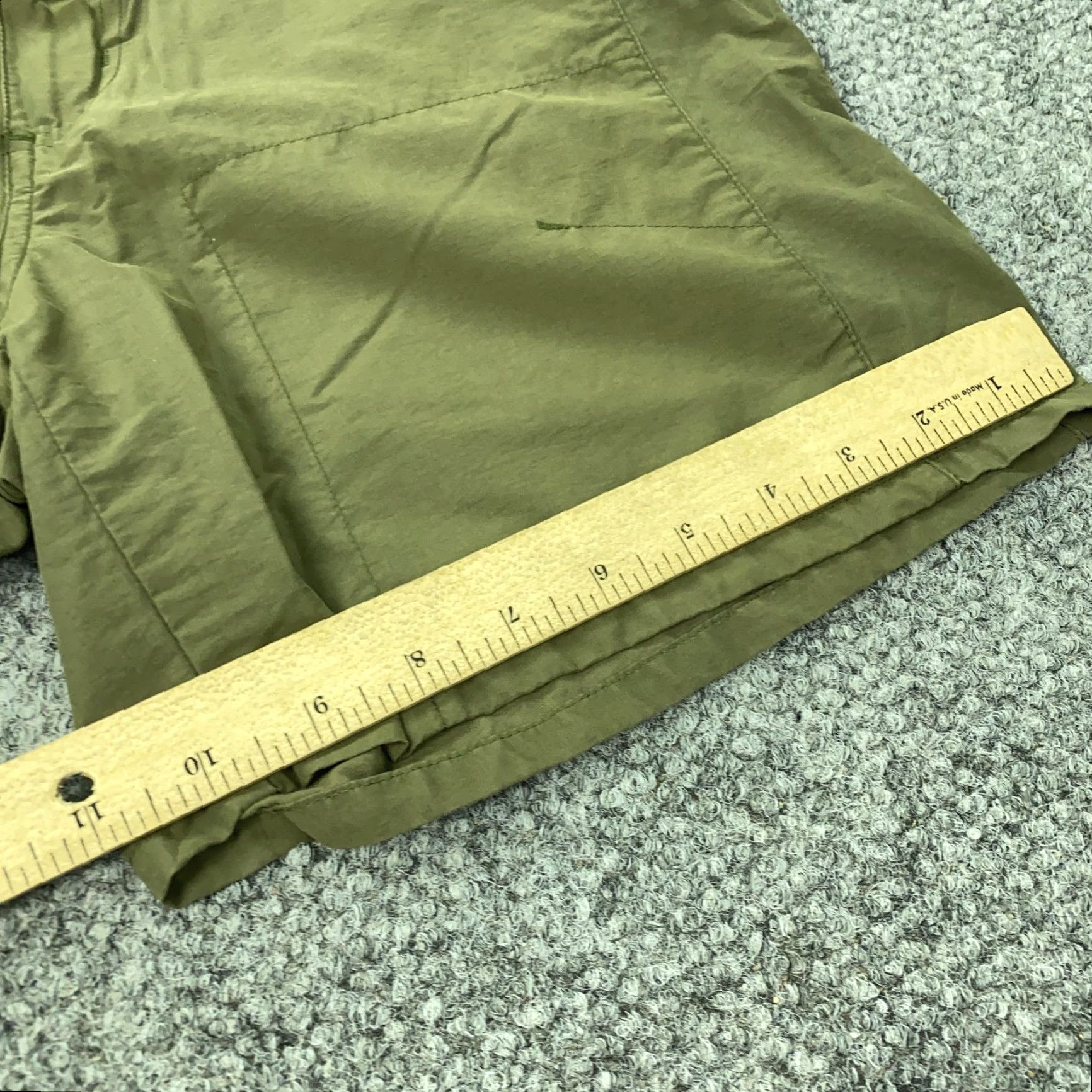 Vintage Columbia Shorts Womens Small Green Drawstring Hiking Outdoor Nylon Cotton Size 28" / US 6 / IT 42 - 5 Thumbnail