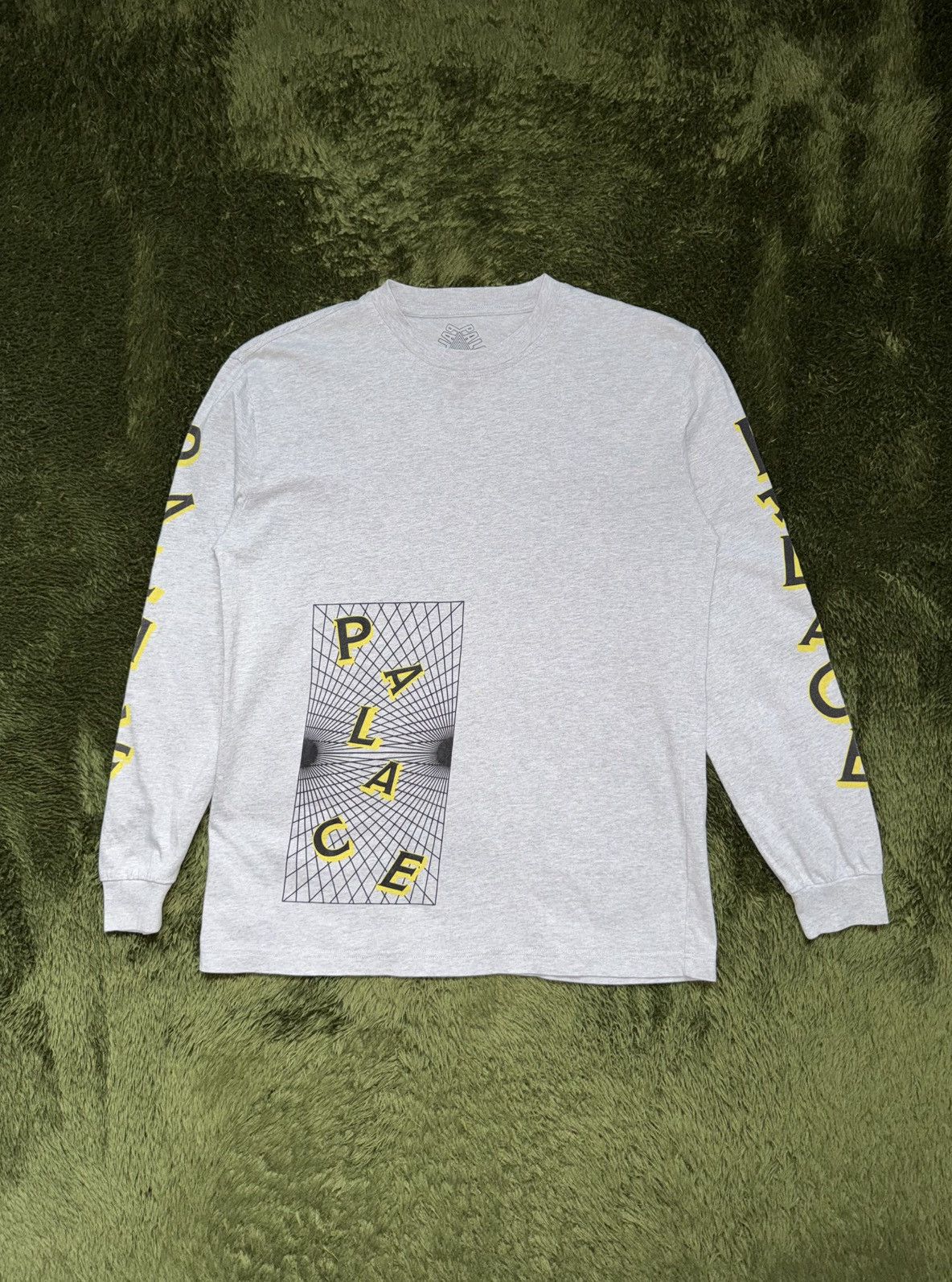 Palace Palasonic Long Sleeve Tee Grey Princess Diana | Grailed