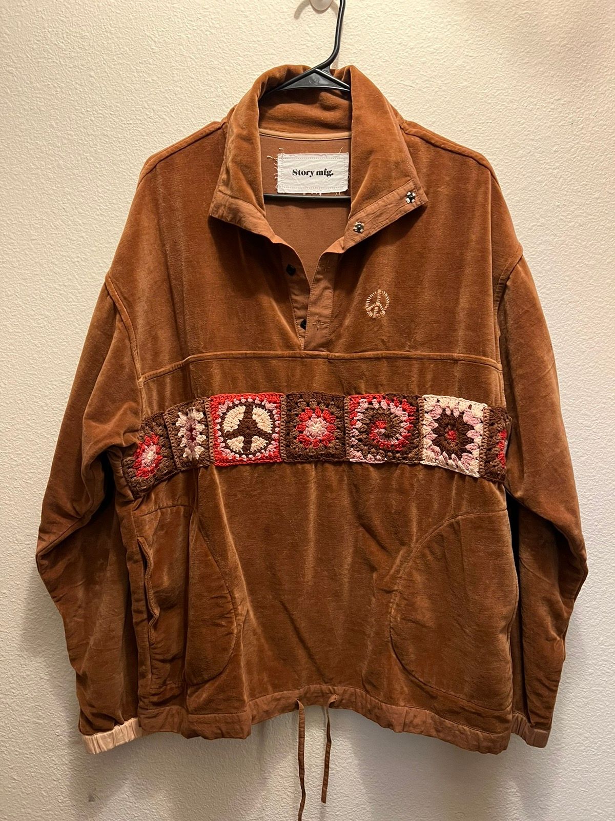 Pre-owned Story Mfg. Polite Pullover In Brown