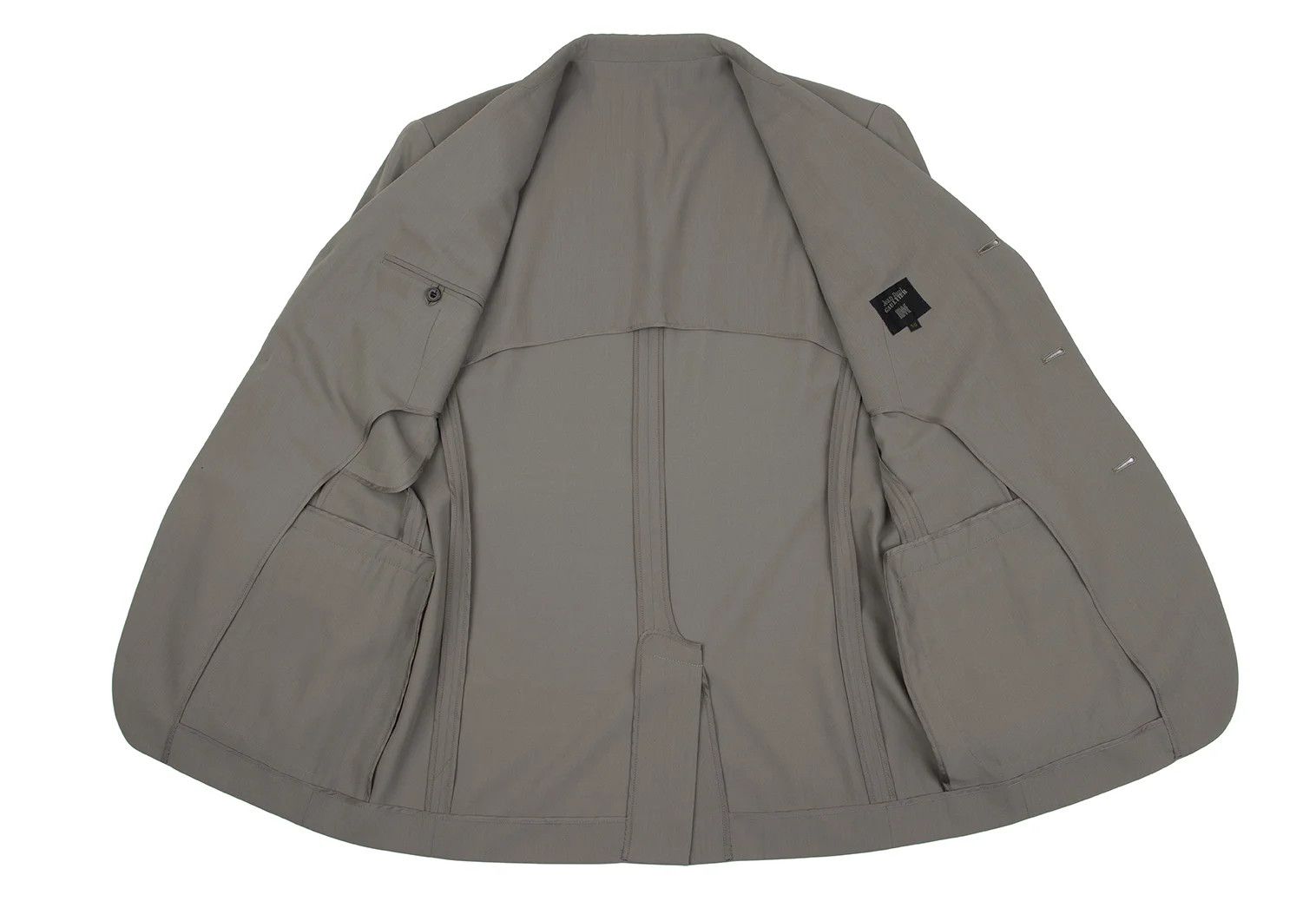 Jean Paul Gaultier Nylon-Wool Blended Tailored Jacket in Khaki Size 50 Size US M / EU 48-50 / 2 - 16 Thumbnail