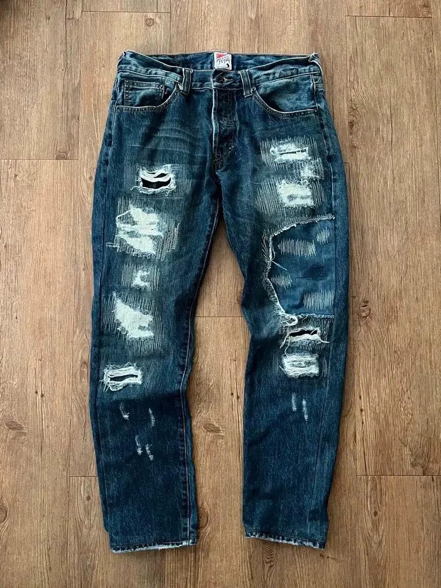 Prps PRPS Purple Denim Jeans Made in Japan Size US 33 - 1 Thumbnail