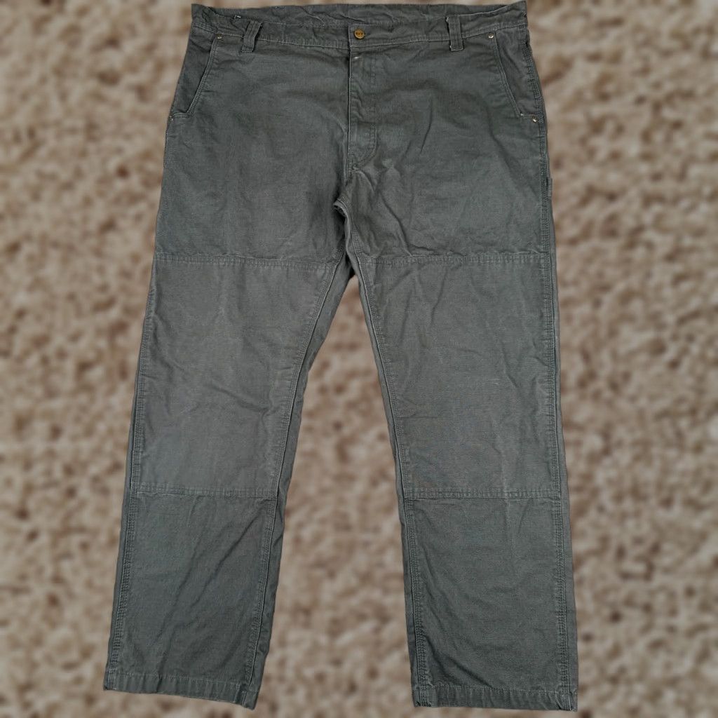 Vintage KEY Pants Men 44 Green Workwear Ripstop Cargo Cotton Durable 44x30 Size US 44 / EU 60 - 1 Thumbnail