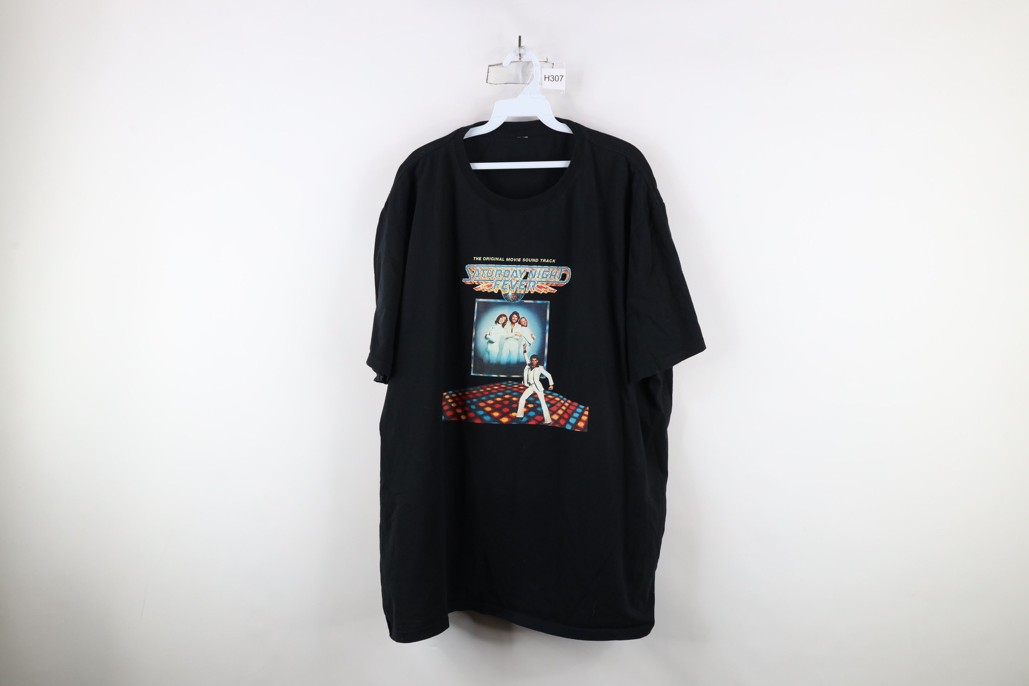 Vintage Vintage 90s Gees Saturday Night Fever Movie T-Shirt Black Size US XXL / EU 58 / 5 - 1 Thumbnail