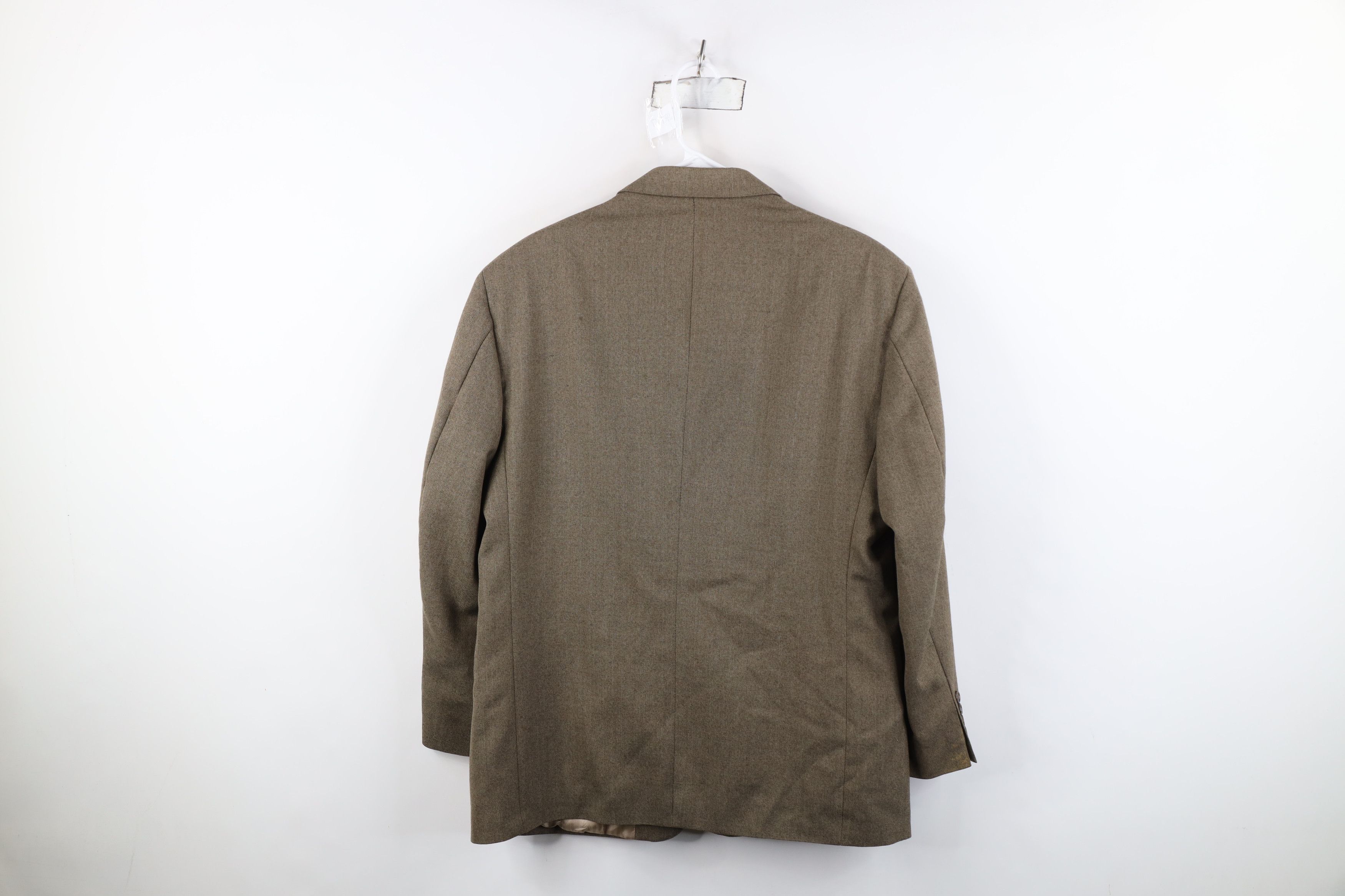 Vintage Vintage 90s Streetwear Herringbone Suit Coat Blazer Jacket Size US XL / EU 56 / 4 - 13 Thumbnail