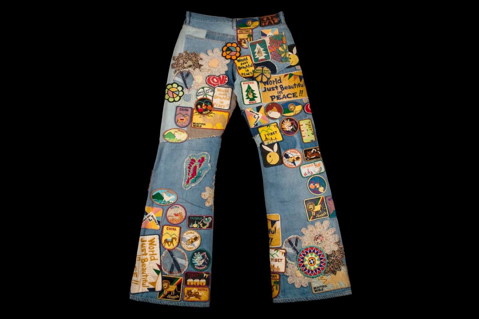 Kapital Kapital 12 oz Denim 5p Rat Flare Pants Beautiful World 36 Size US 36 / EU 52 - 3 Thumbnail