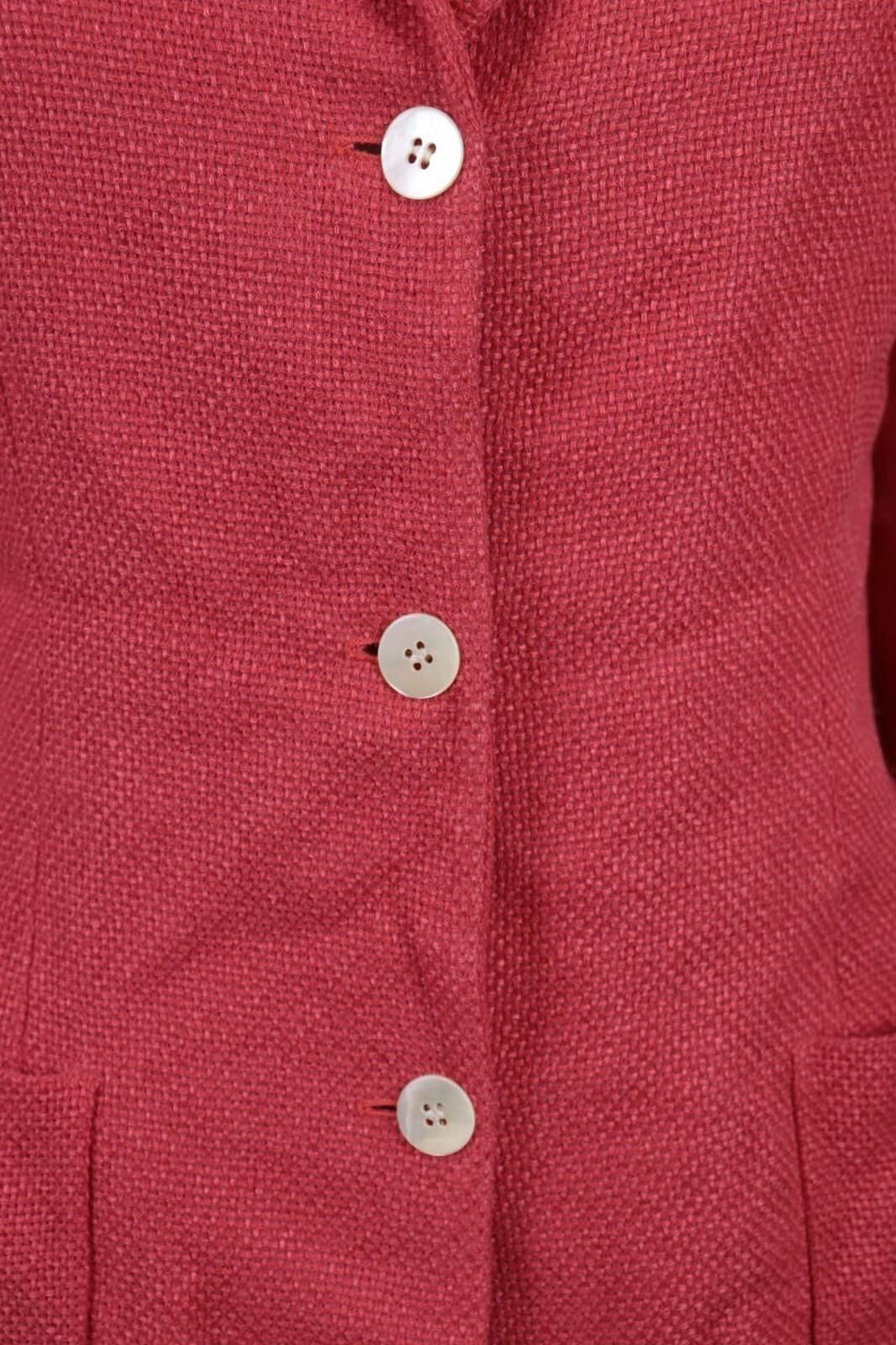 Isaia Isaia Fred G Red 3 Button Wool Knit Coat Jacket Size 42 Size M / US 6-8 / IT 42-44 - 3 Thumbnail