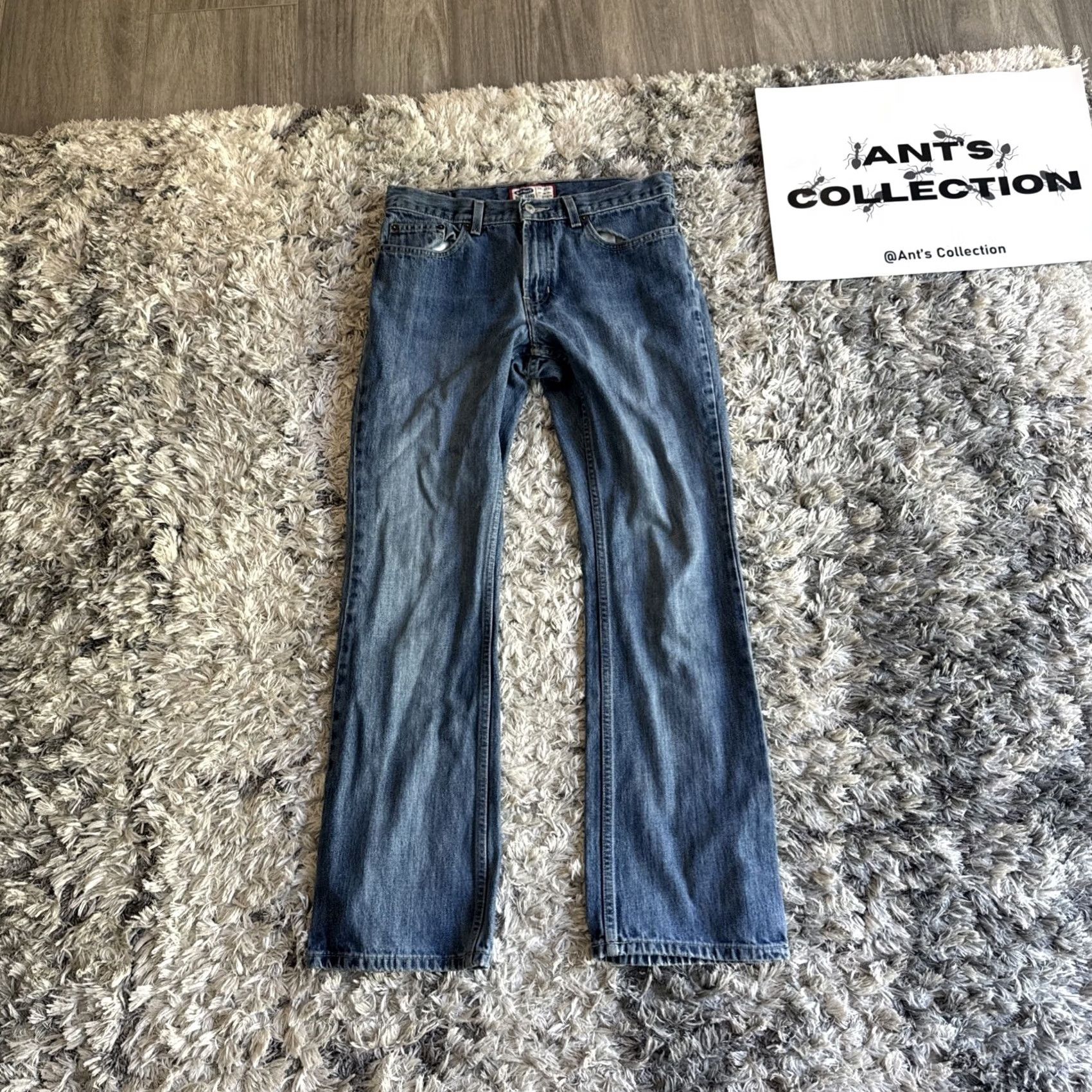 Old Navy Old Navy Jeans Woman Blue Denim Straight Casual 10 Regular 31x30 Workwear Womens Size 32" / US 10 / IT 46 - 4 Thumbnail