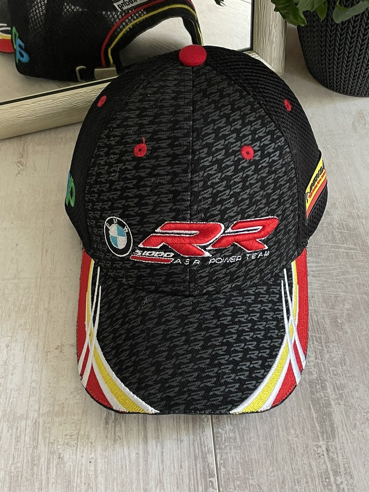 BMW × Vintage Bmw RR Power Team Hat Racing Cap Dunlop ASR Y2K RARE Vintage Size ONE SIZE - 2 Thumbnail