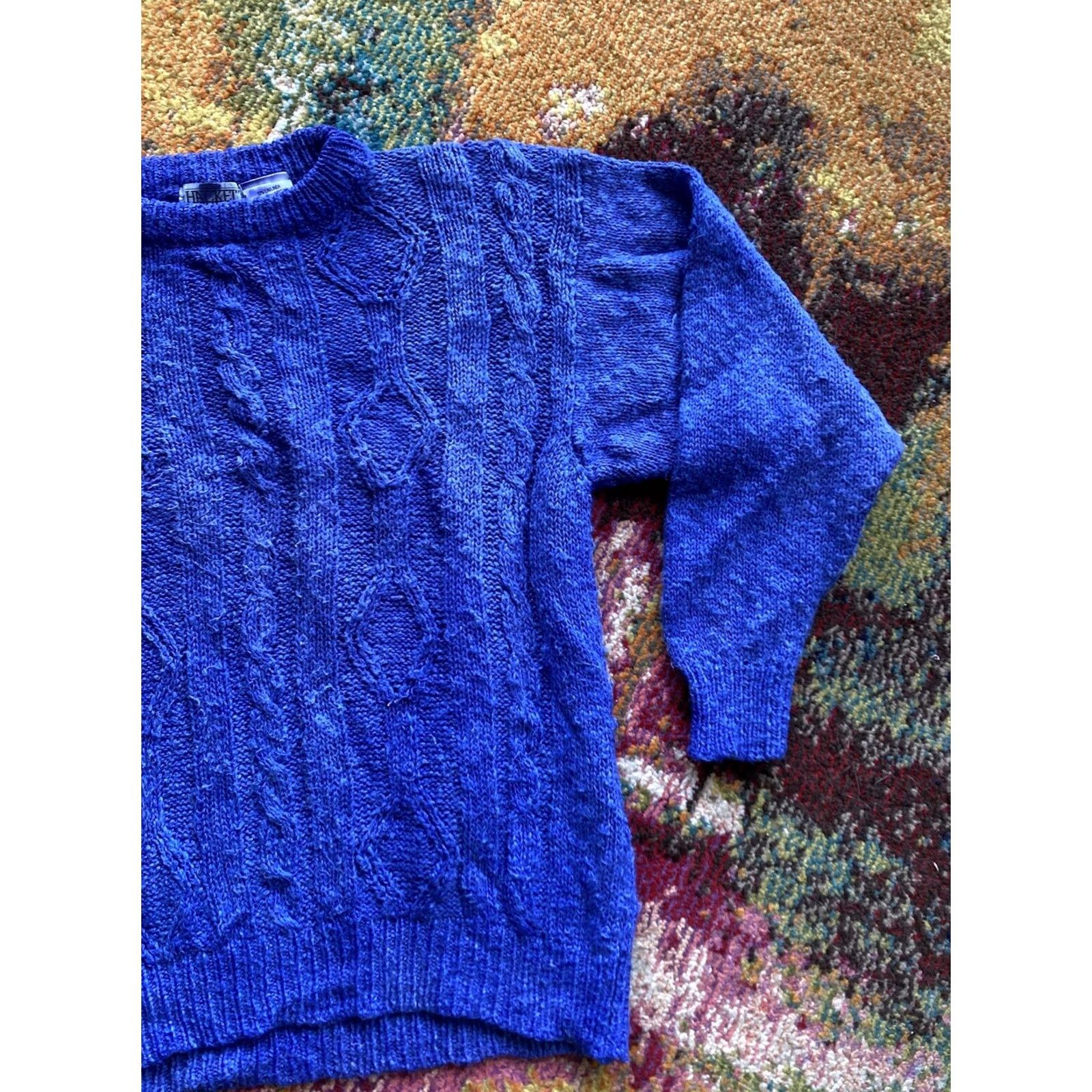 Hackett VINTAGE Hackett & Turpin Sweater Knit Pullover Fisherman Shirt? Size US S / EU 44-46 / 1 - 3 Thumbnail