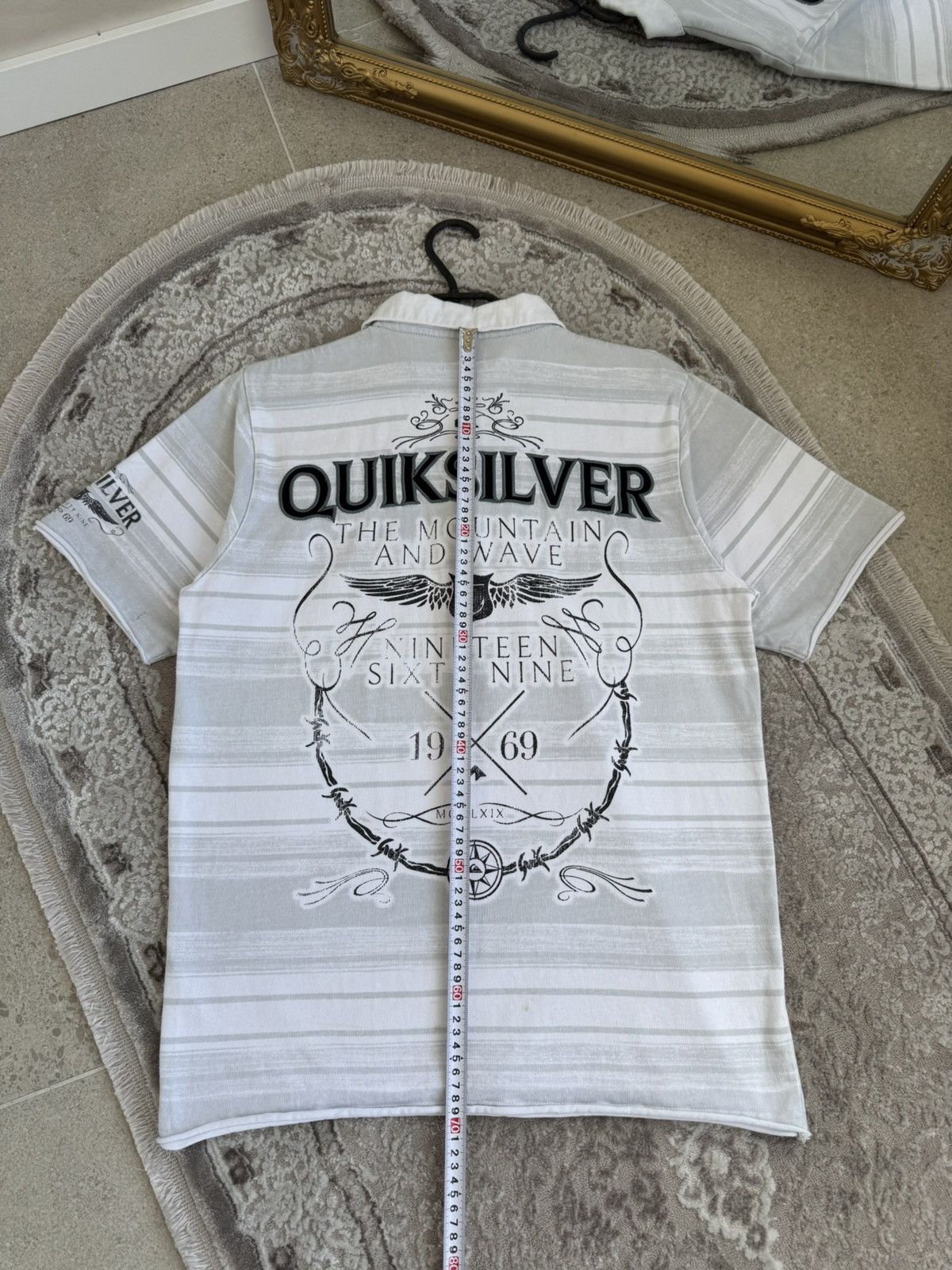Quiksilver Vintage Quiksilver Shirt Mens XL Gray 90s Surf Skate RARE Ne Size US M / EU 48-50 / 2 - 6 Thumbnail