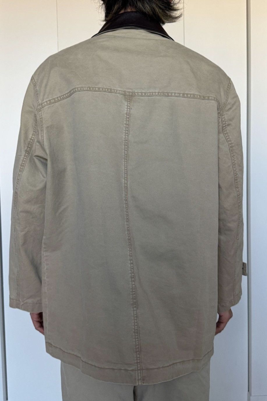 Other CPLUS SERIES Utility Field Jacket Leather Collar Beige Size US M / EU 48-50 / 2 - 6 Thumbnail