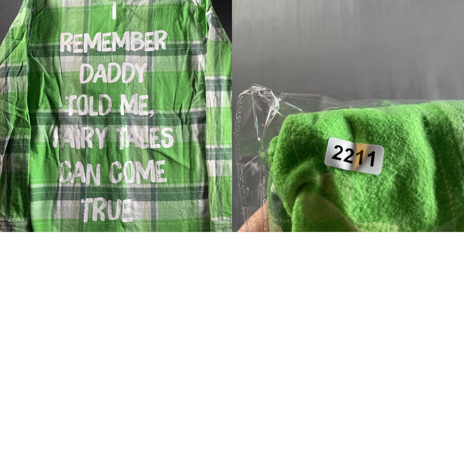 Disney Disney Shirt Mens Medium Green Princess And The Frog Tiana Flannel Long Sleeve Size US M / EU 48-50 / 2 - 8 Thumbnail
